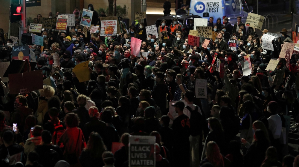 Protests against the death in Minneapolis police custody of George Floyd, in Sydney