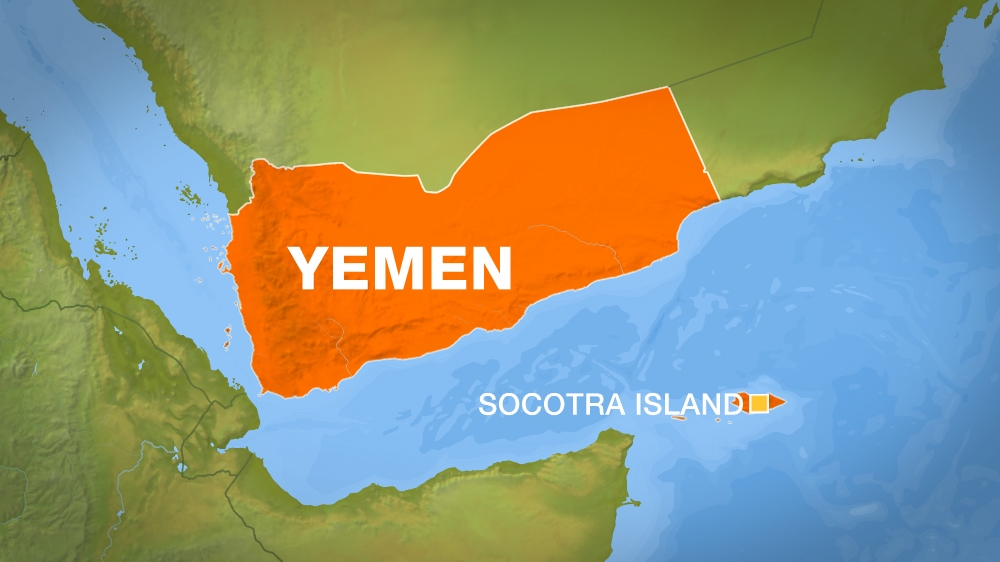 Map of Yemen's Socotra