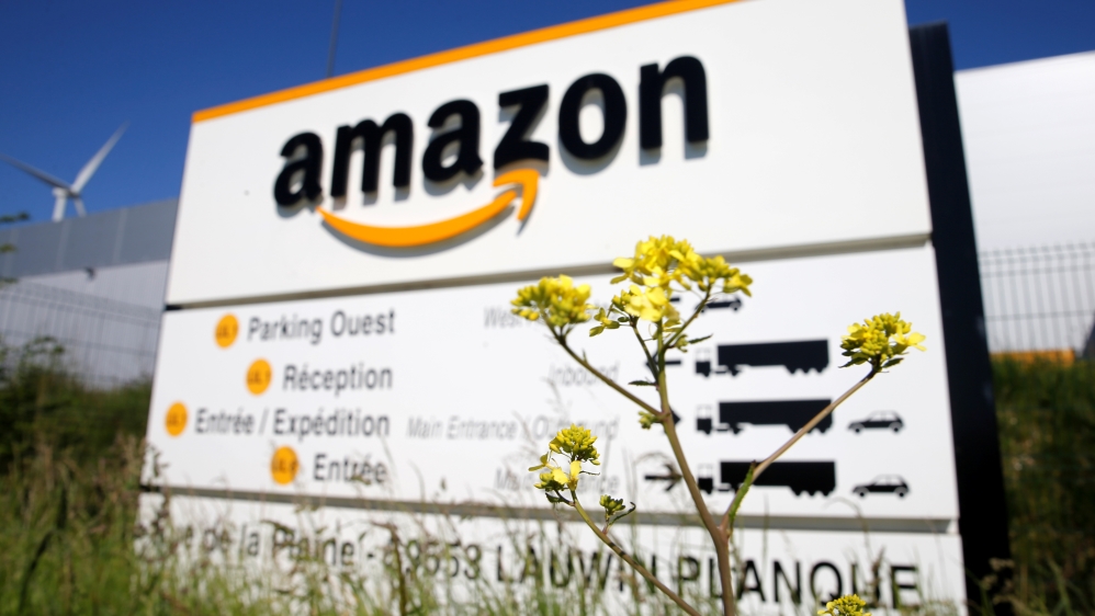 Amazon logistics center in Lauwin-Planque