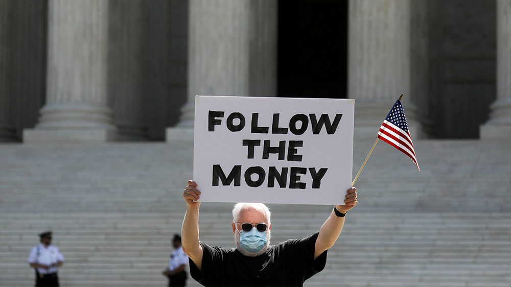 SupCt Trump protester