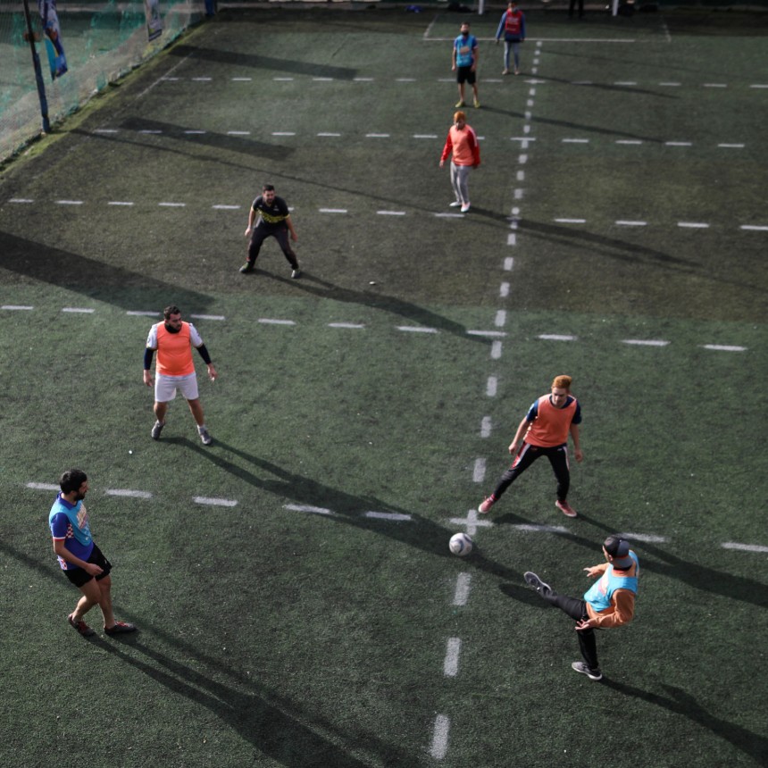 Argentina human foosball