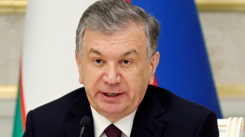 Uzbek president Shavkat Mirziyoyev