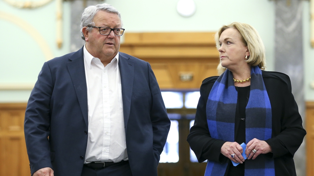 New Zealand Covid press-conference Getty images