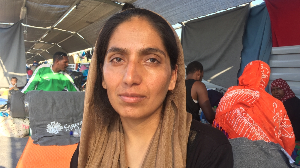 The story of a pregnant refugee who fled Moria
