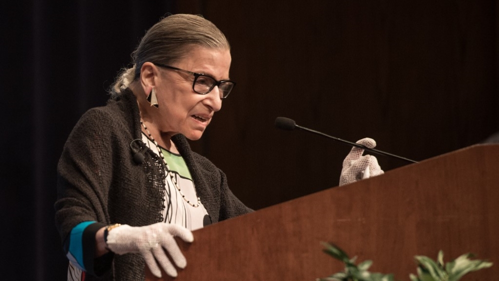 Ginsburg speaking