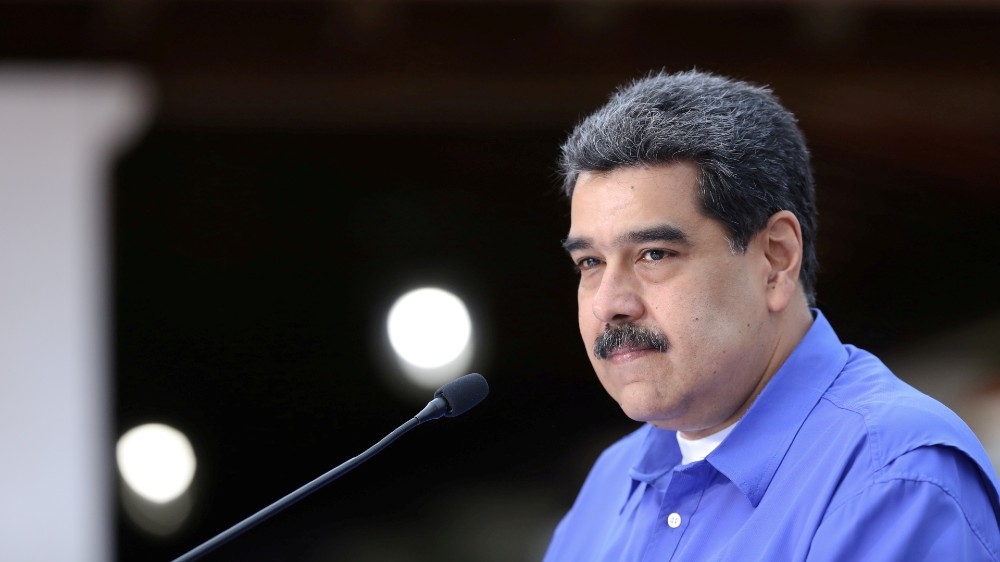 FILE PHOTO: Venezuela''s President Nicolas Maduro speaks during an event with the youth of Venezuela''s United Socialist Party in Caracas