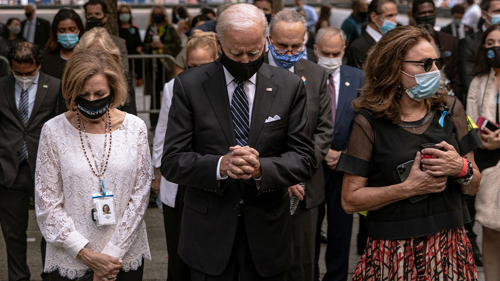 Biden at NYC Sept 11 memorial