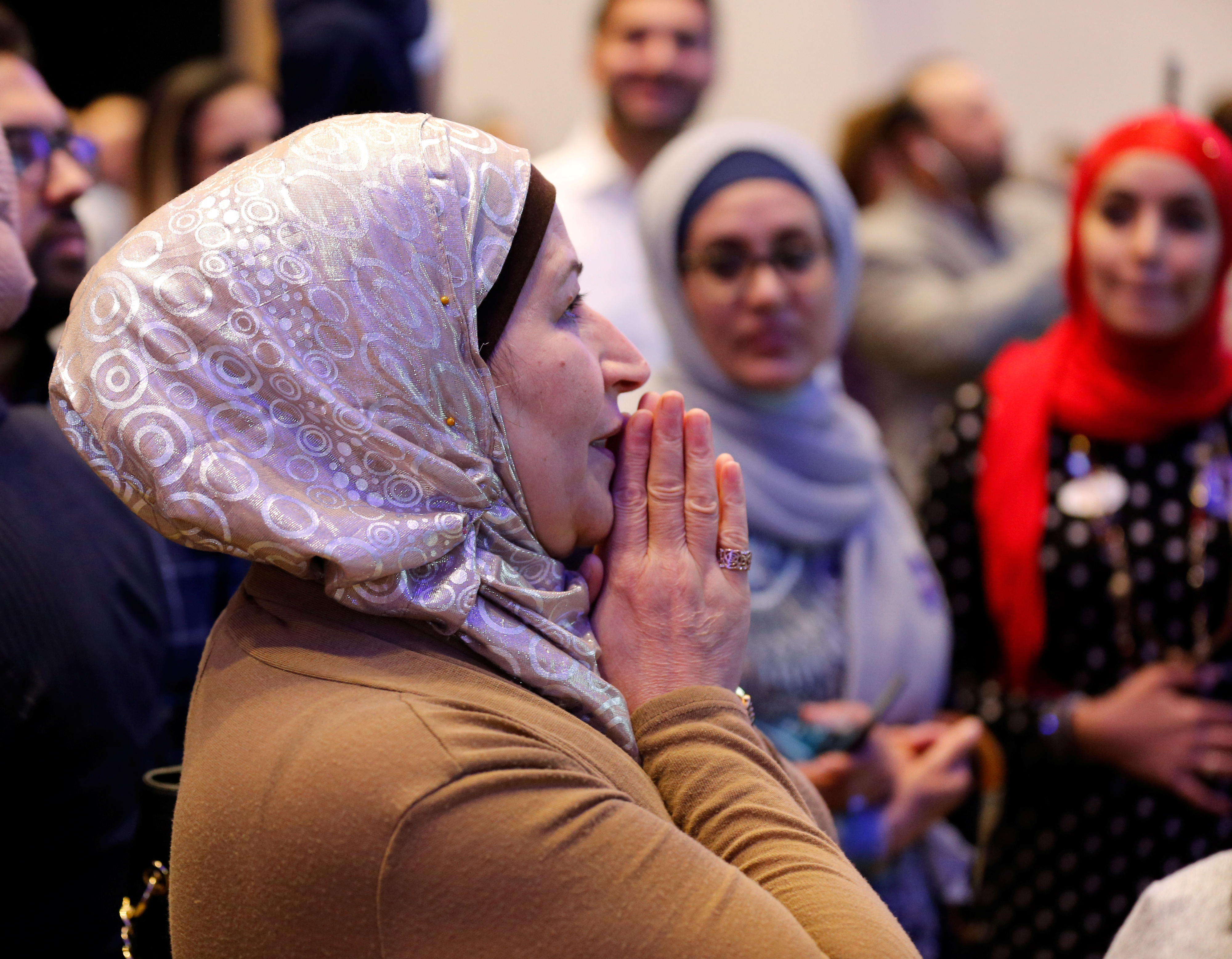 The estimated 3.45 million Muslims in the US - only about one percent of the total population - but their concentrations in key swing and battleground states, could make their vote especially impactful [File: Jeff Kowalsky/Reuters]