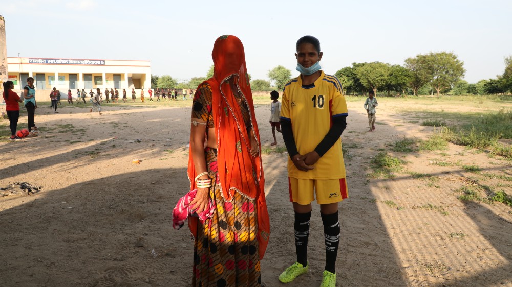 Mamata Gujjar, Football player in Rajasthan, India