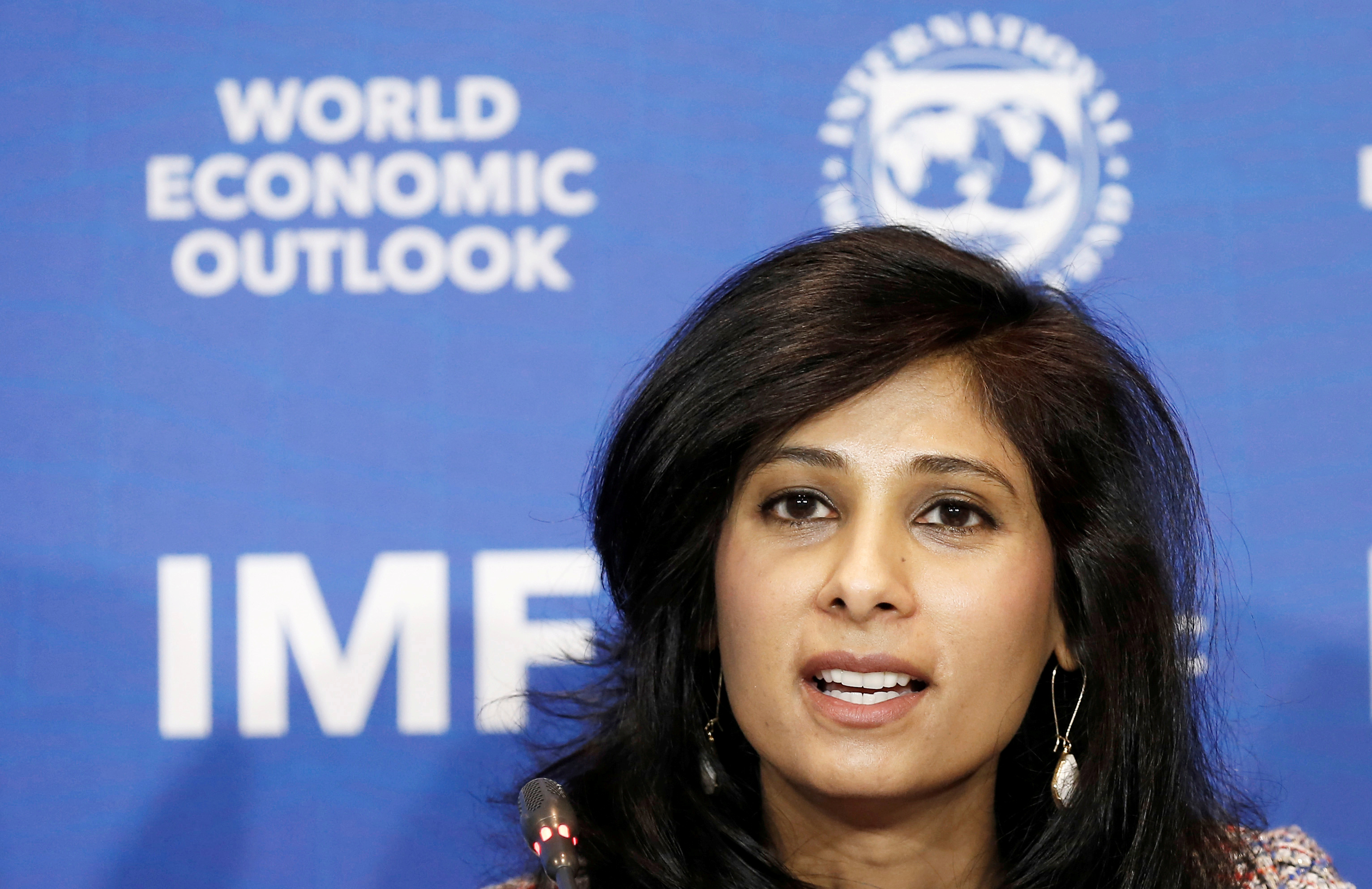 Gita Gopinath will return to Harvard University by August end, a move that has surprised some IMF insiders [File: Rodrigo Garrido/Reuters]
