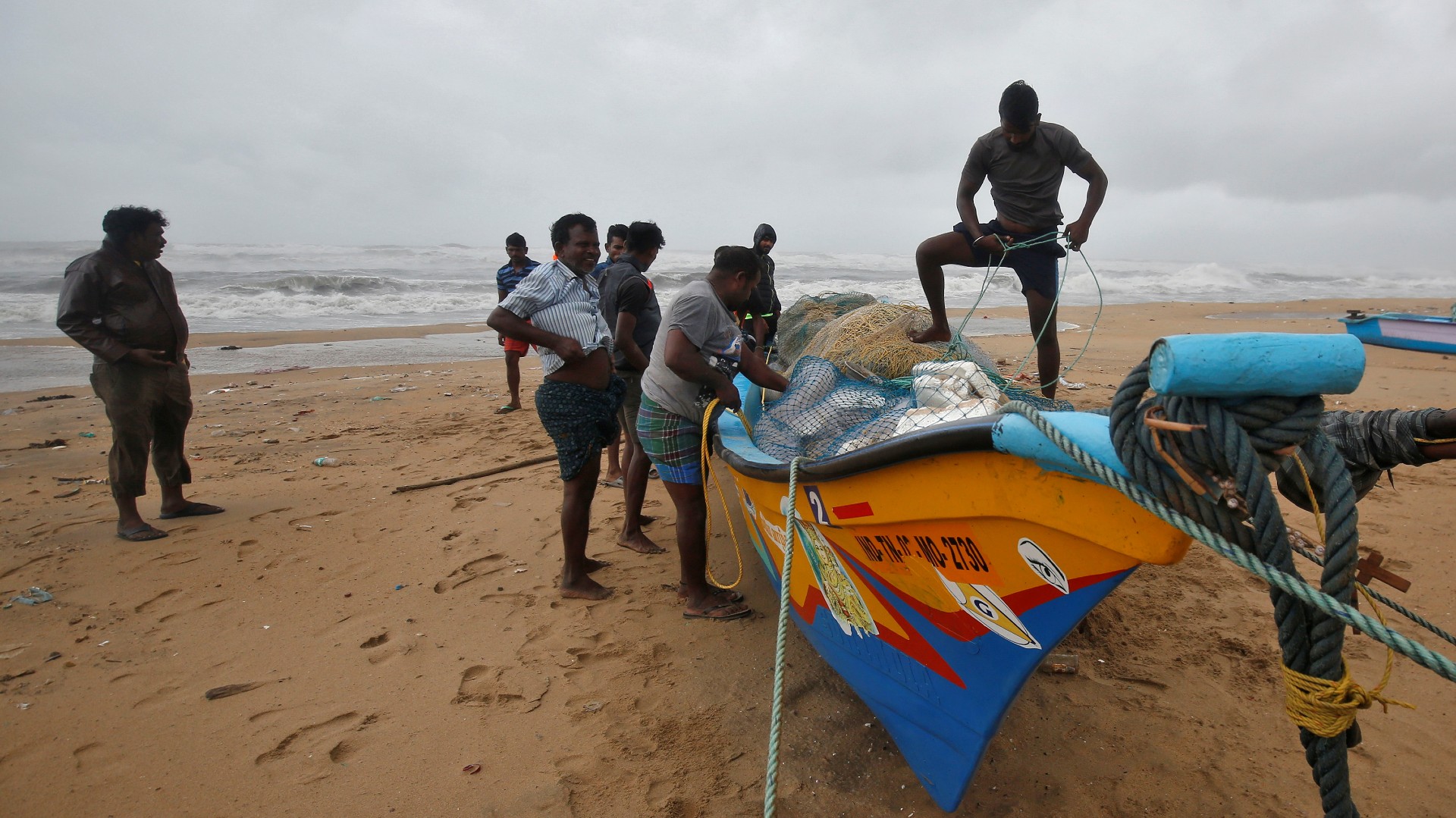 Cyclone Nivar, India