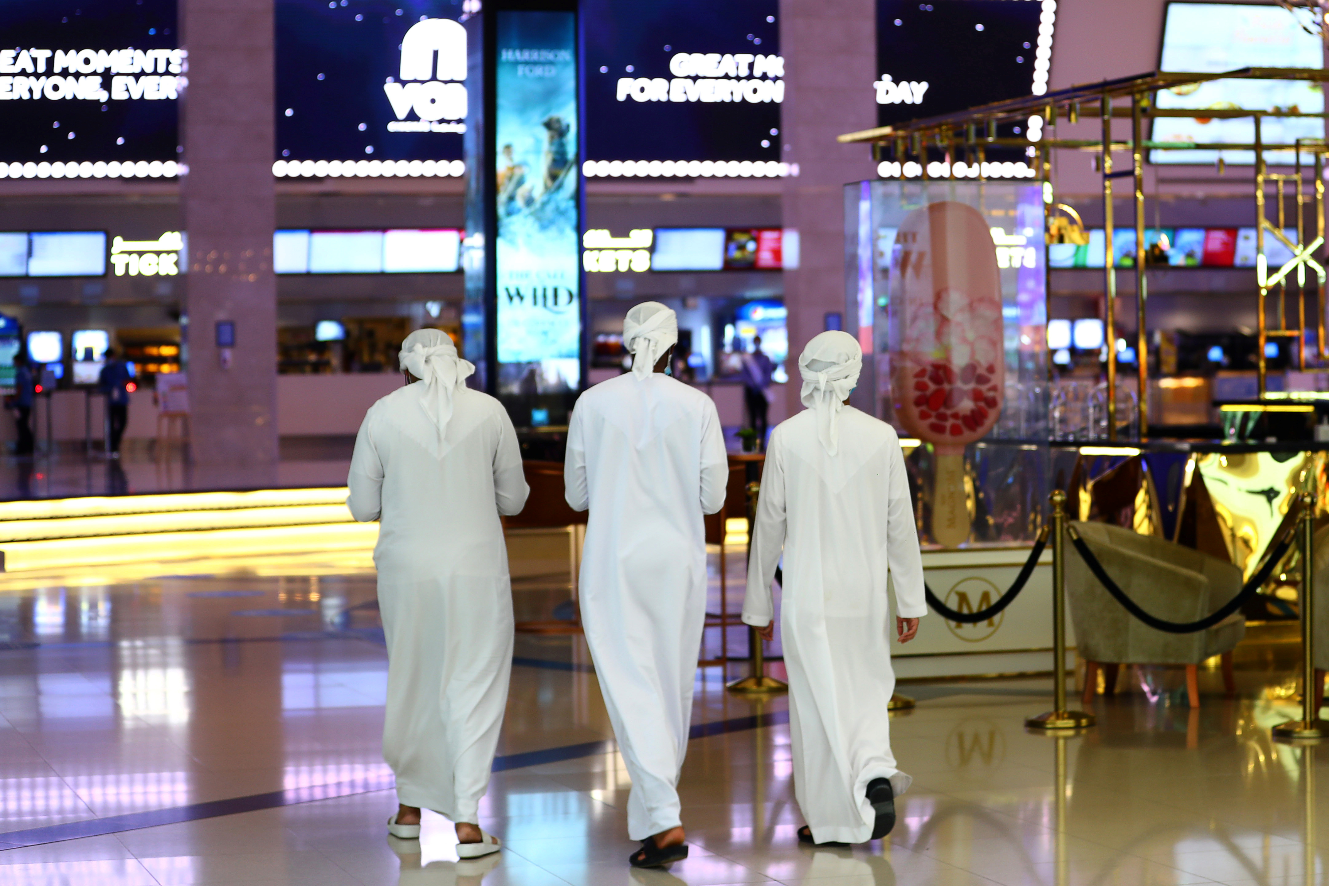 People walk at Mall of the Emirates, in Dubai, United Arab Emirates, May 28, 2020 [Ahmed Jadallah/Reuters]