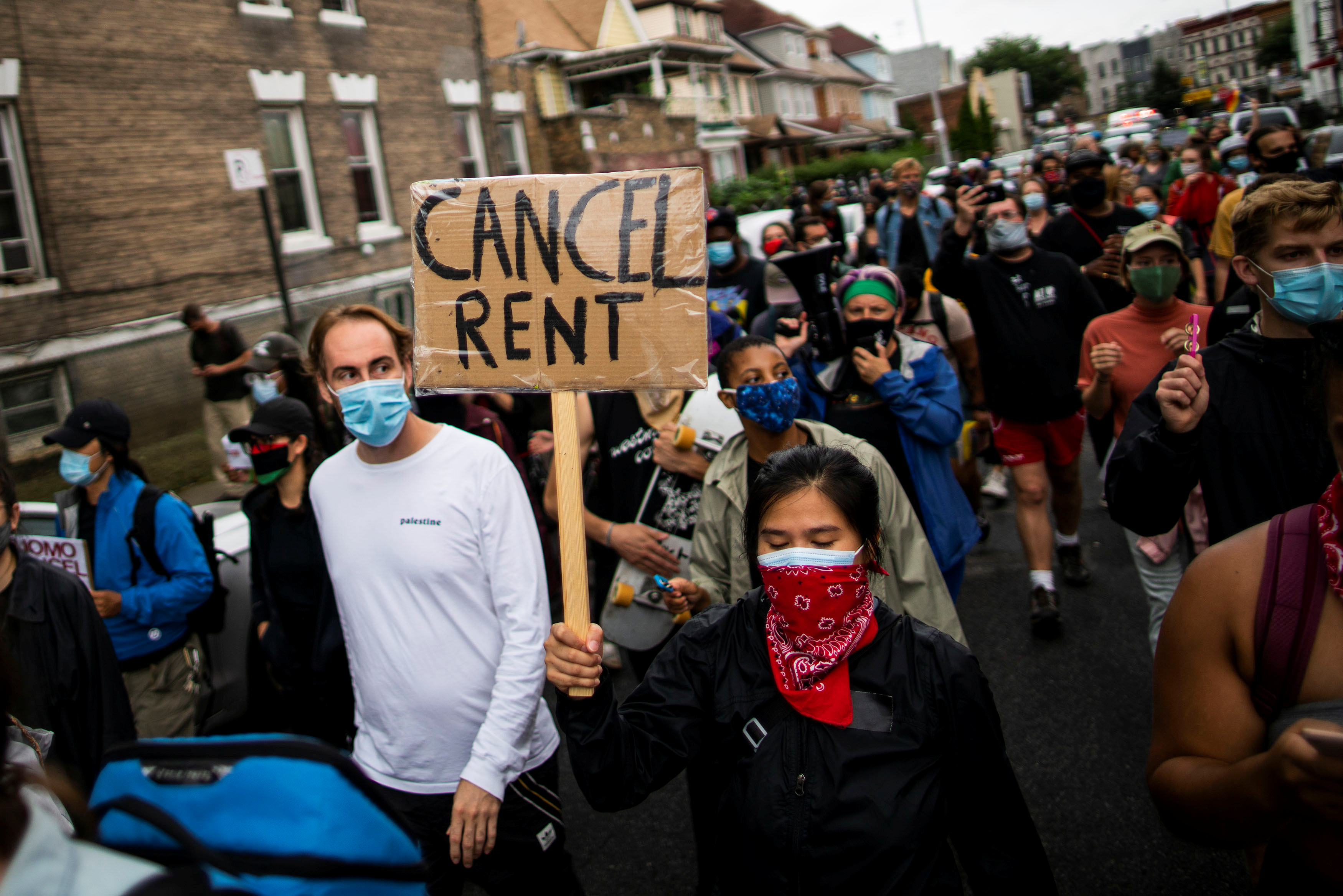 US inequality protest