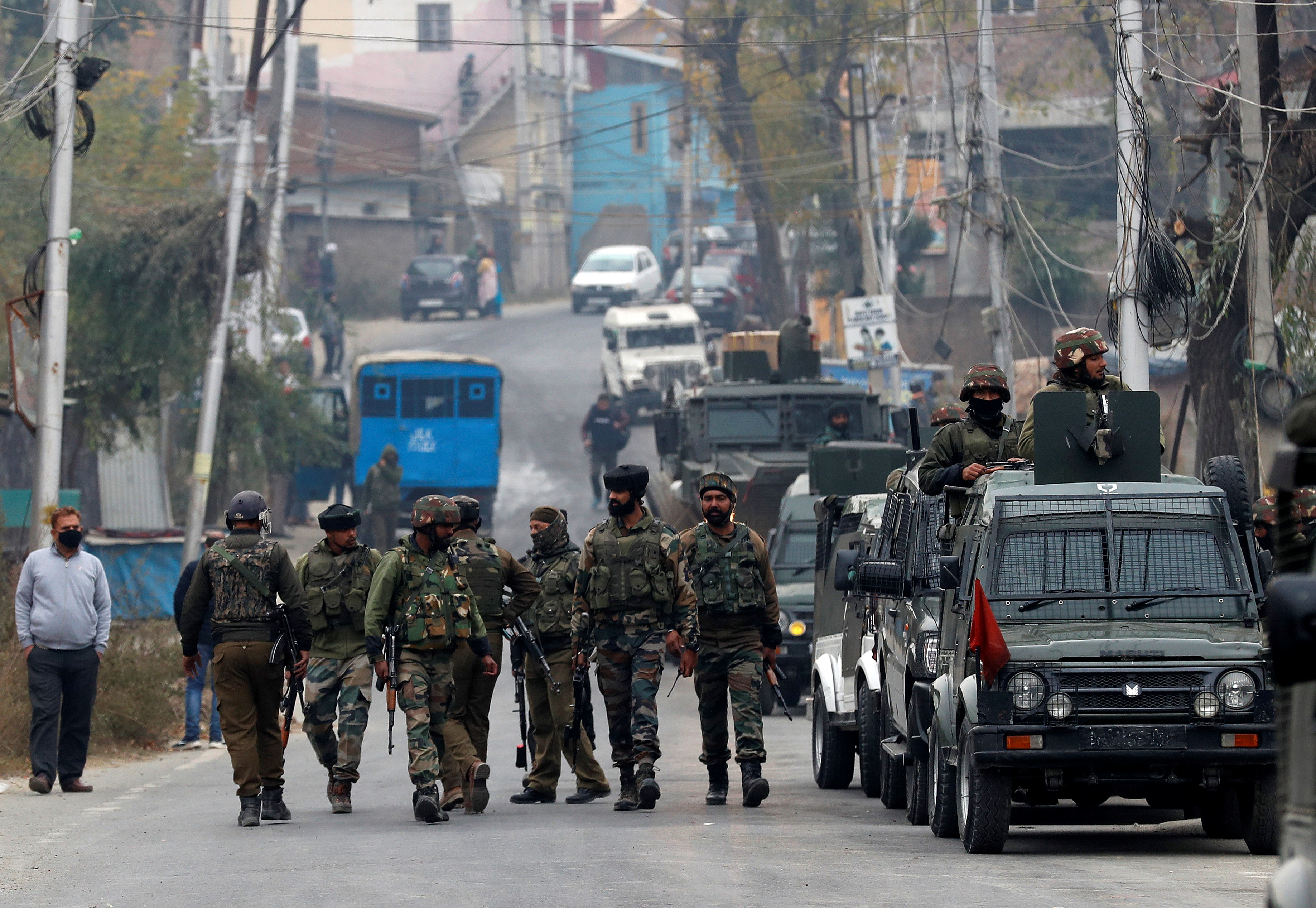 Close to one million Indian soldiers are deployed in Kashmir [File: Reuters/Danish Ismail]