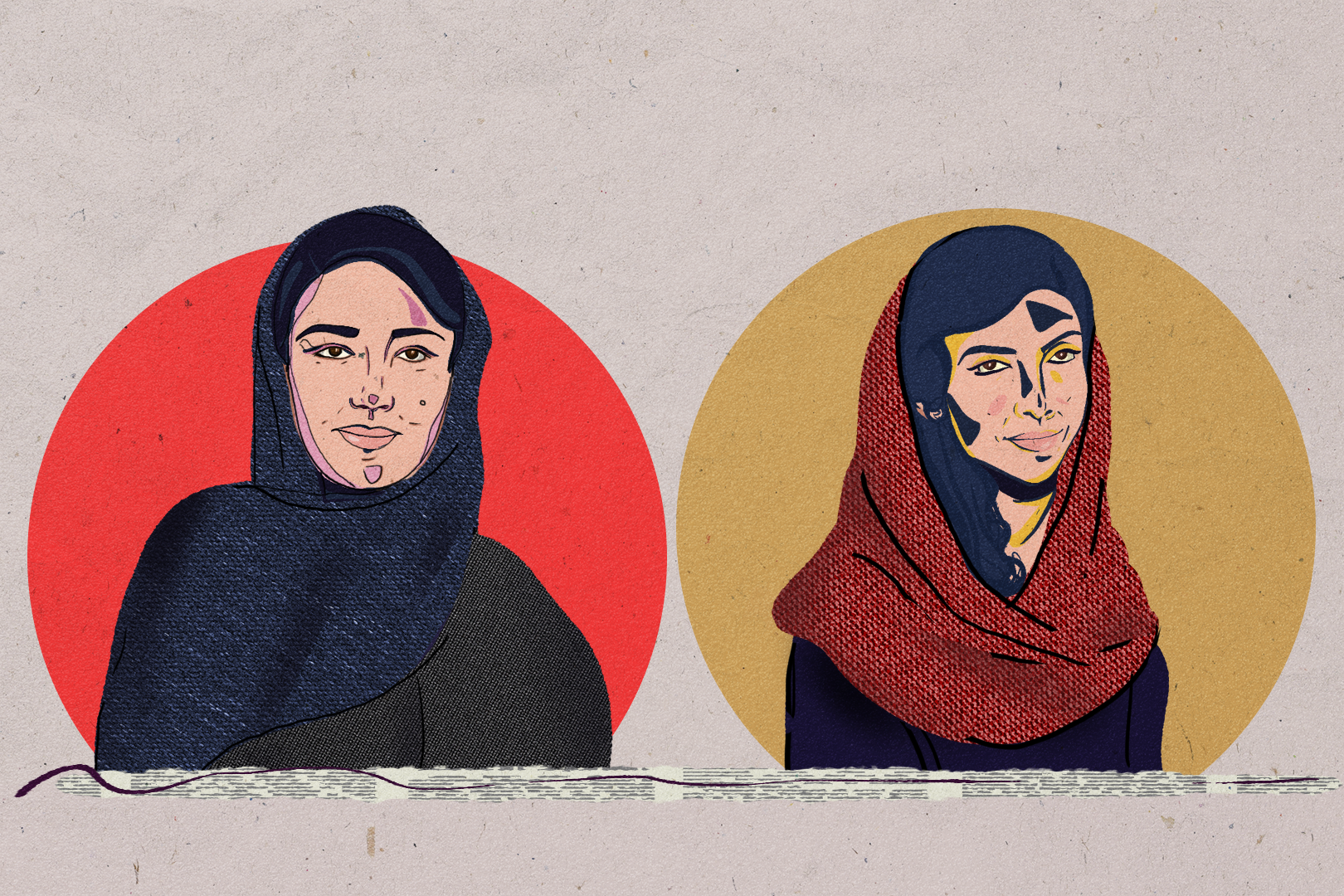 [Illustration by Jawahir Al-Naimi and Muaz Kory/Al Jazeera]