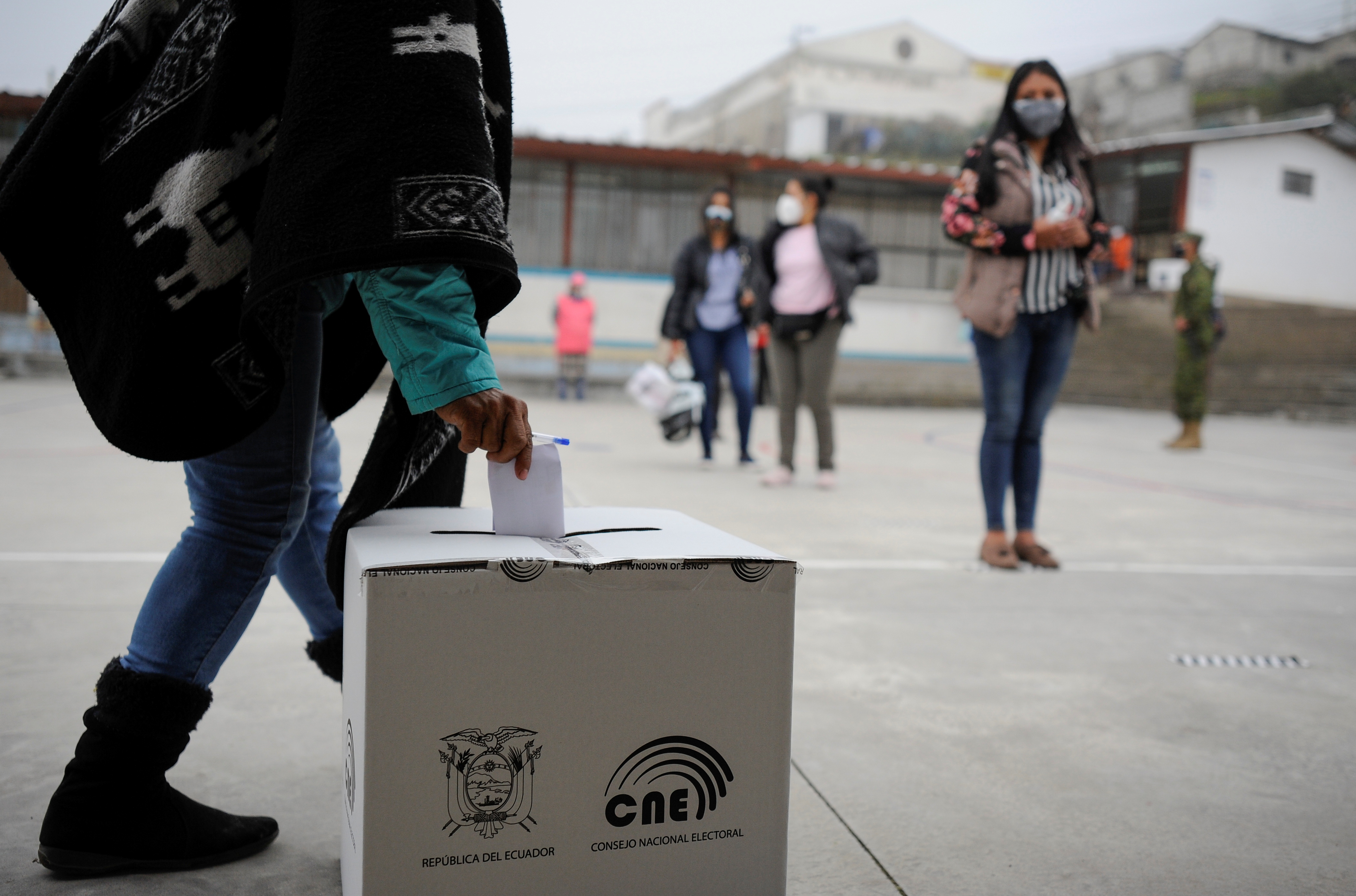 Ecuador's next president will have the strenuous task of addressing a deepening economic crisis, worsened by the COVID-19 pandemic [Santiago Arcos/Reuters]