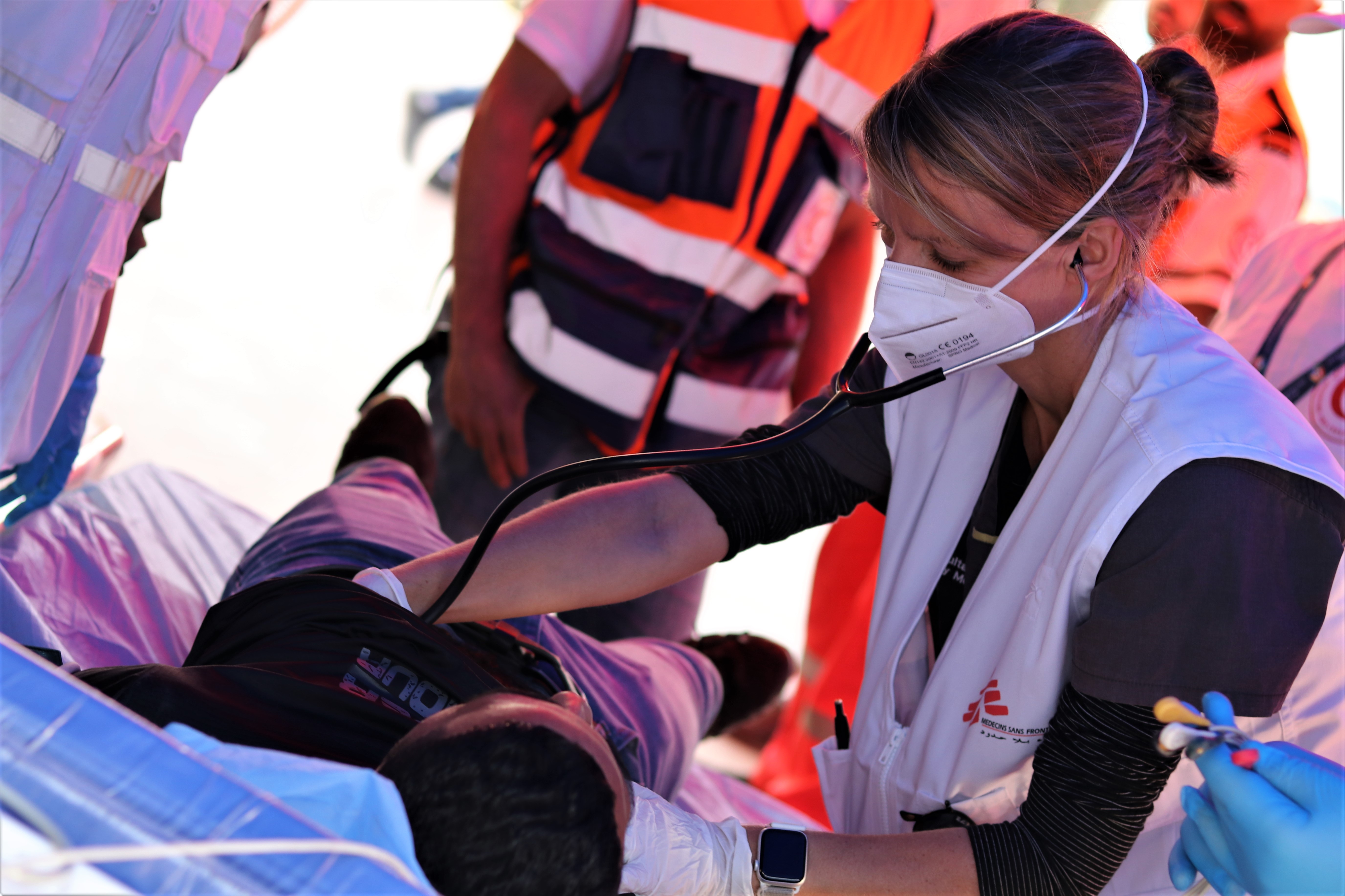 On Monday, May 10, Médecins sans frontières/Doctors Without Borders (MSF) started supporting the Palestinian Red Crescent Society (PRCS) in Jerusalem to assess and stabilise hundreds of Palestinians injured by the Israeli police [Tetiana Gaviuk/MSF]