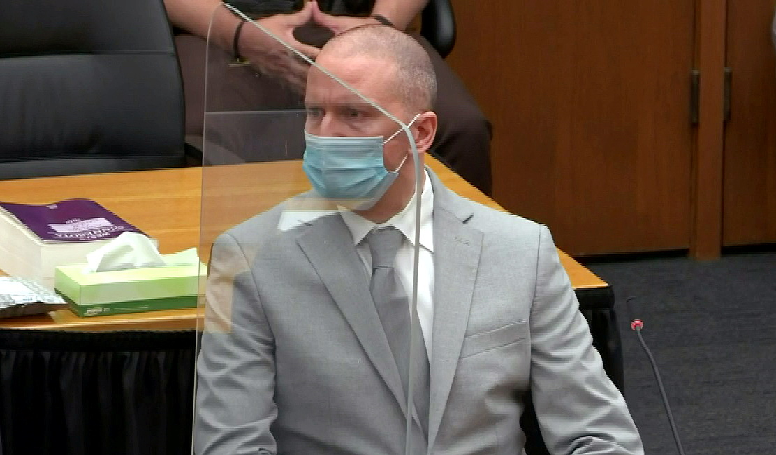 derek chauvin in court