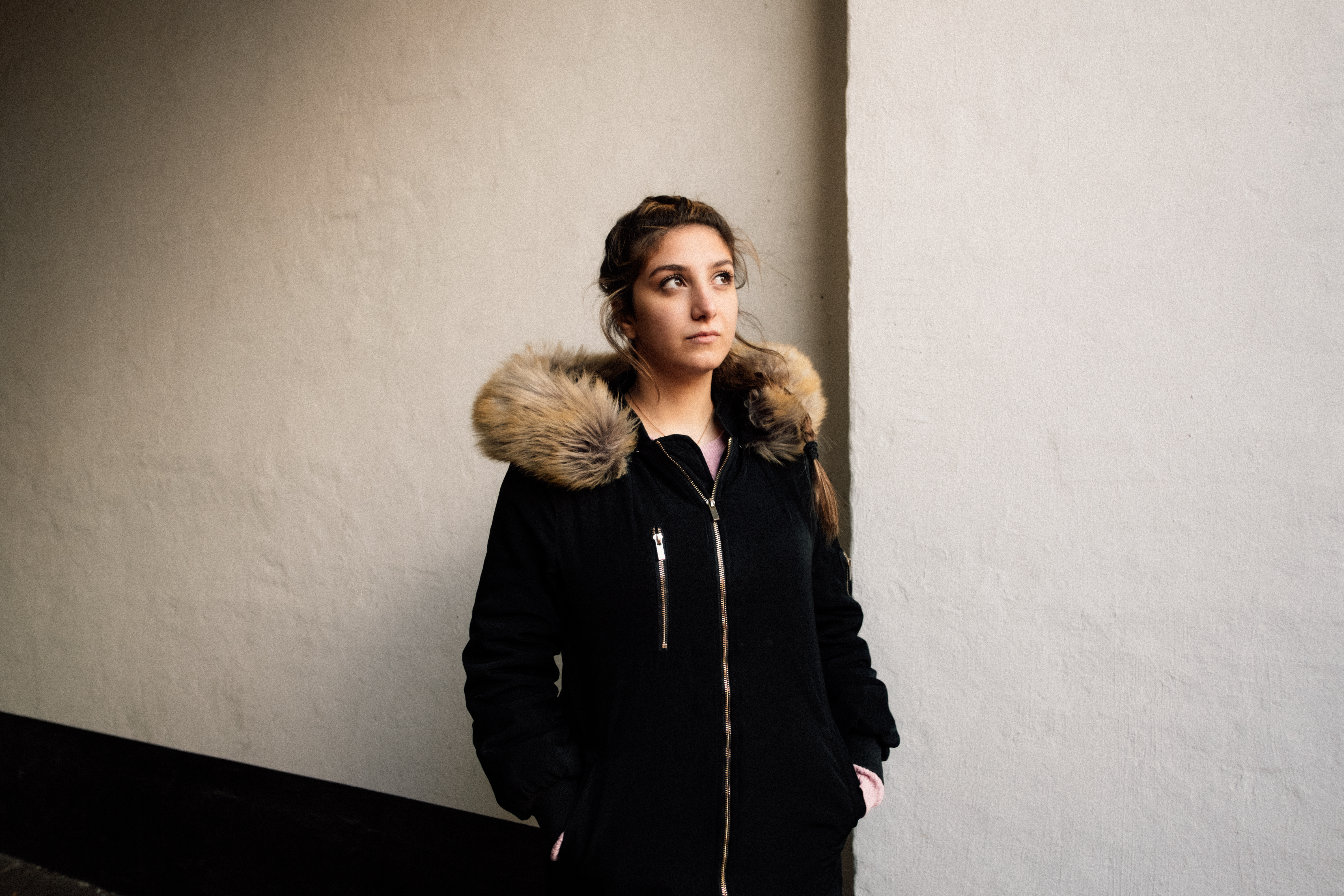 Syrian refugees in Denmark protesting stricter asylum policies