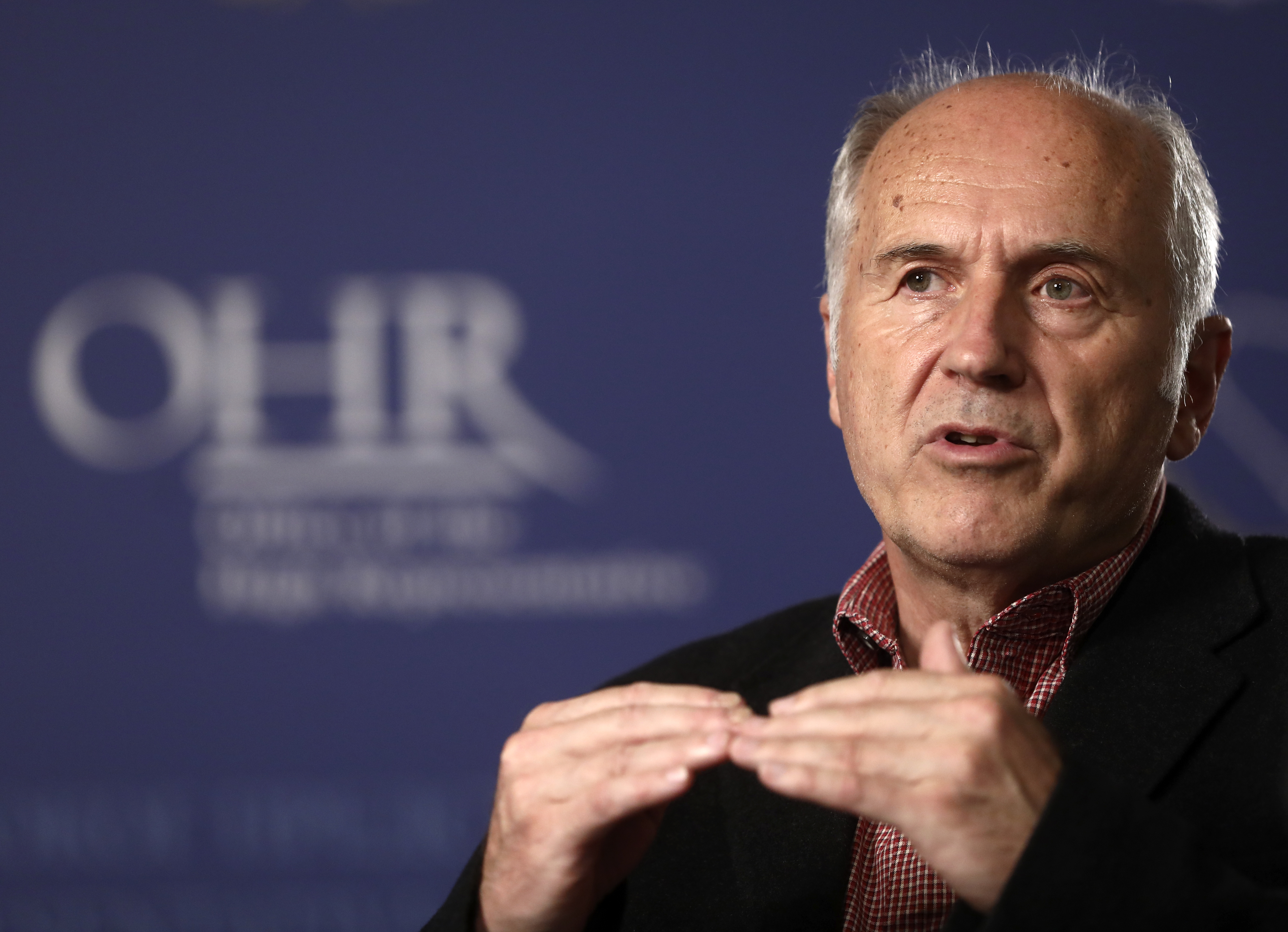 On July 23, the outgoing head of Bosnia's Office of the High Representative, Valentin Inzko, criminalised the denial and glorification of genocide in the country. [AP Photo]