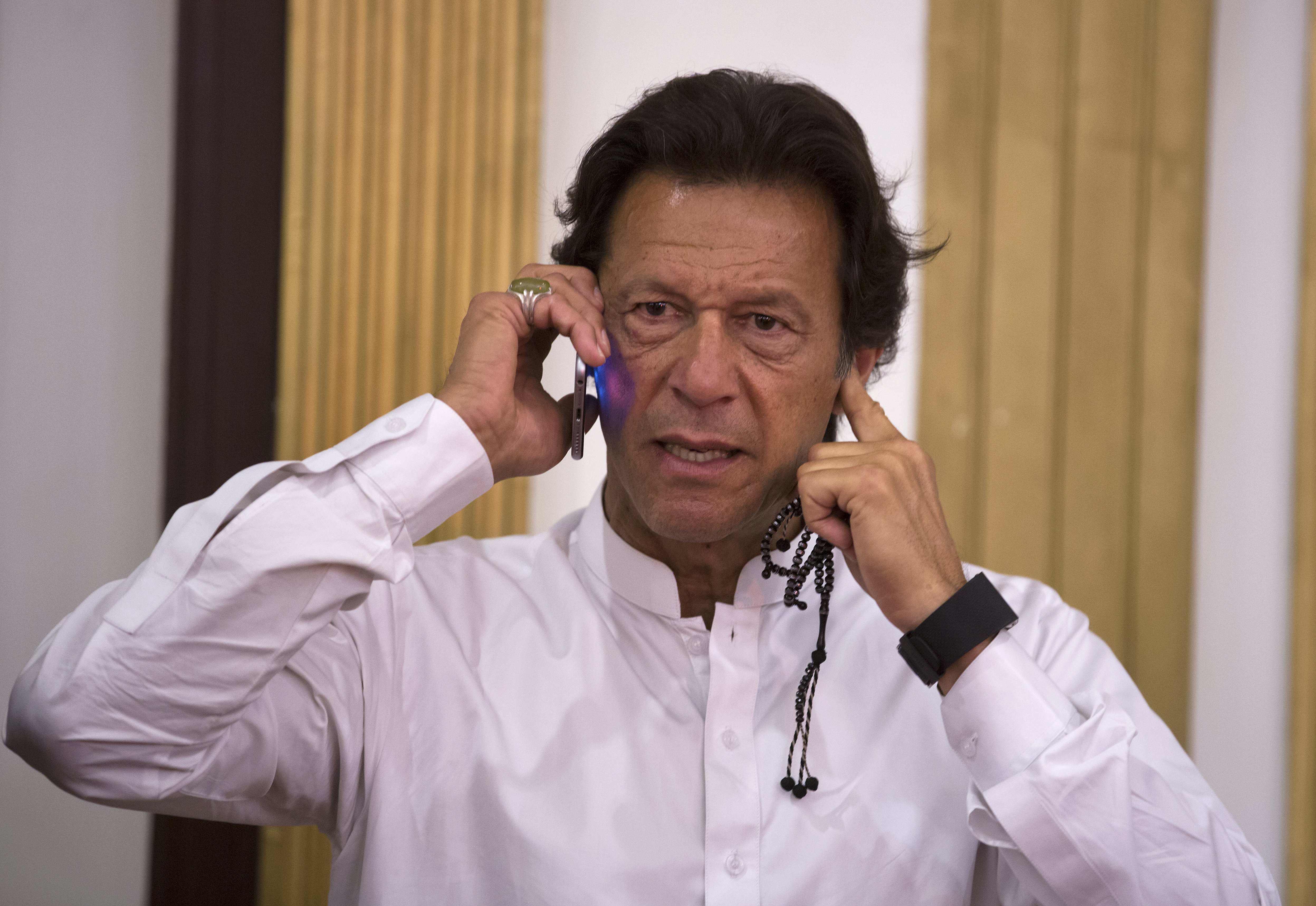 Imran Khan rose to power in 2018 on the back of promises to arrest Pakistan’s 'corrupt' political elites [File: BK Bangash/AP]