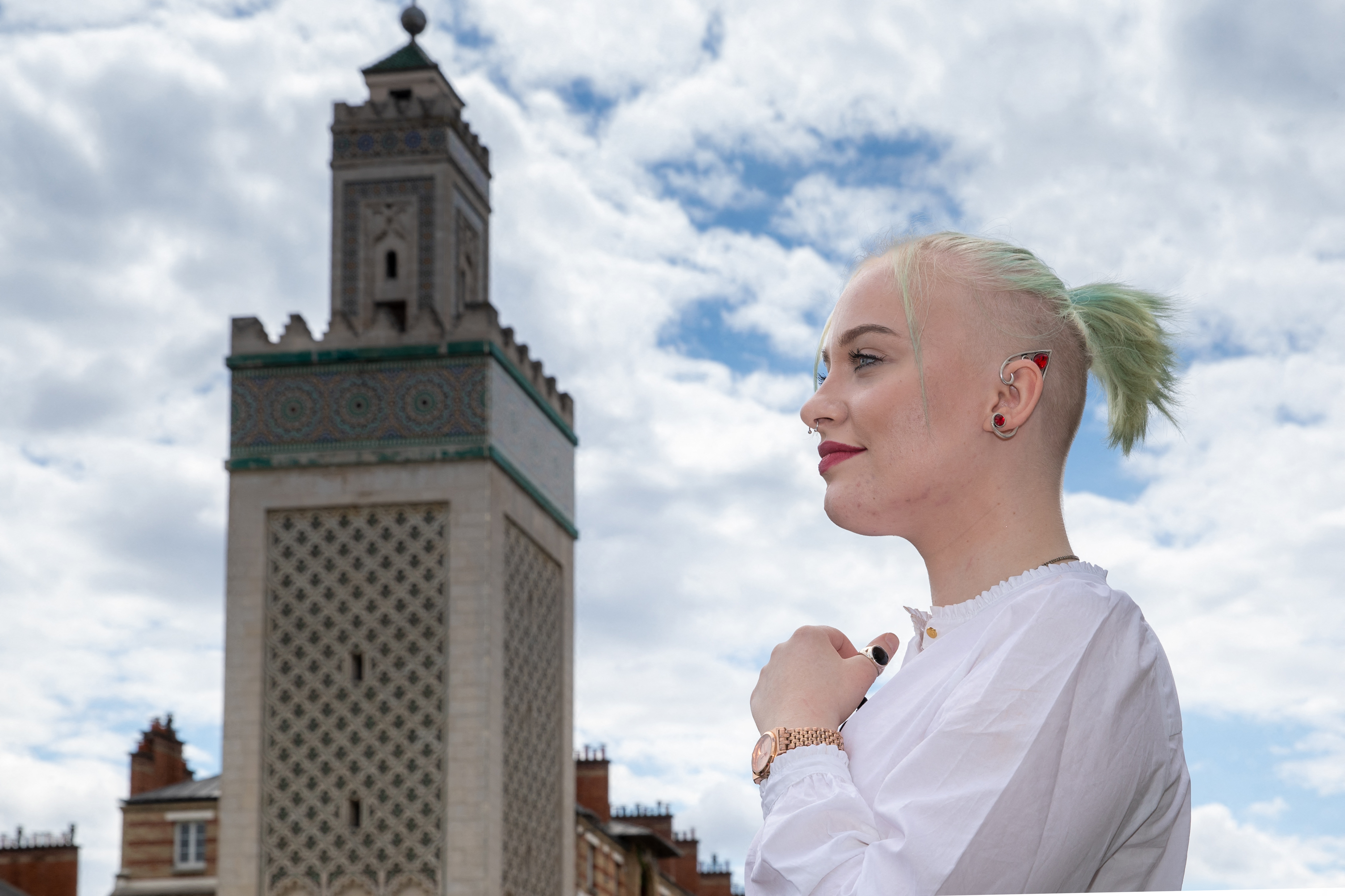 The Mila affair, as it is widely known, has become highly politicised in France and raised major questions about free speech, as well as the treatment of the country's minority Muslim population [Joel Saget/AFP]