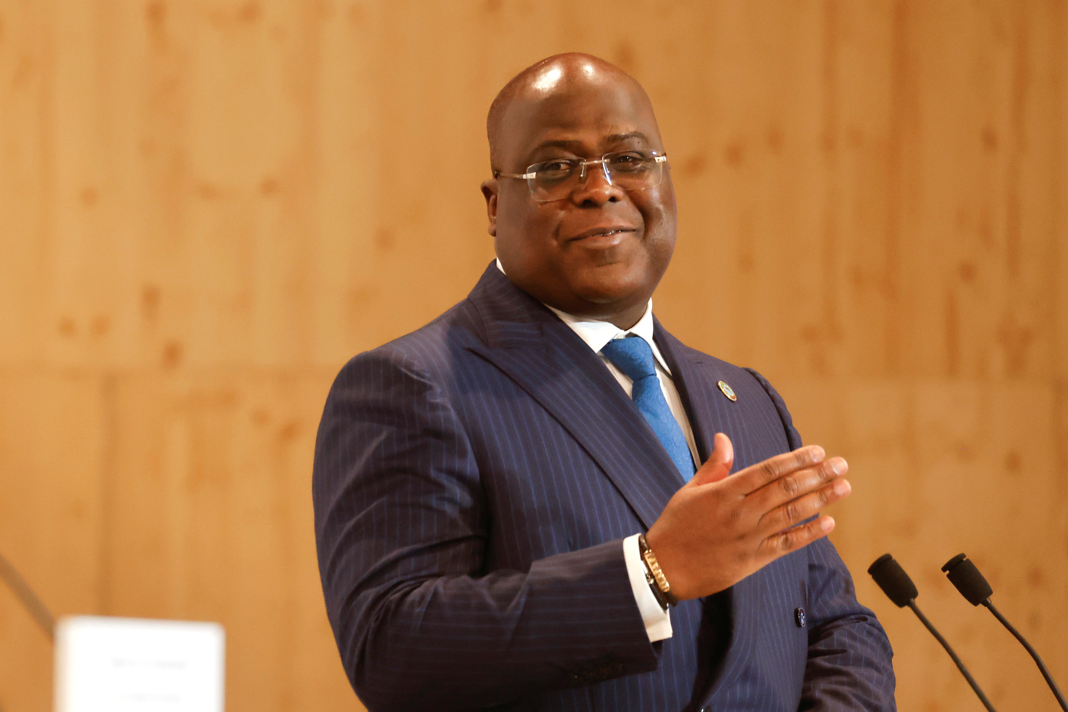 DRC President Felix Tshisekedi