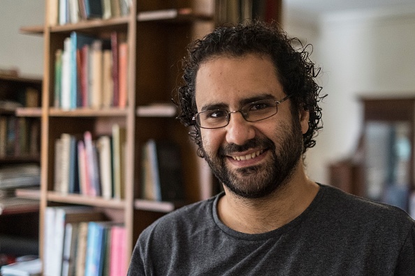 Alaa Abdel Fattah at his home in Cairo on May 17, 2019 [File: Khaled Desouki/AFP]