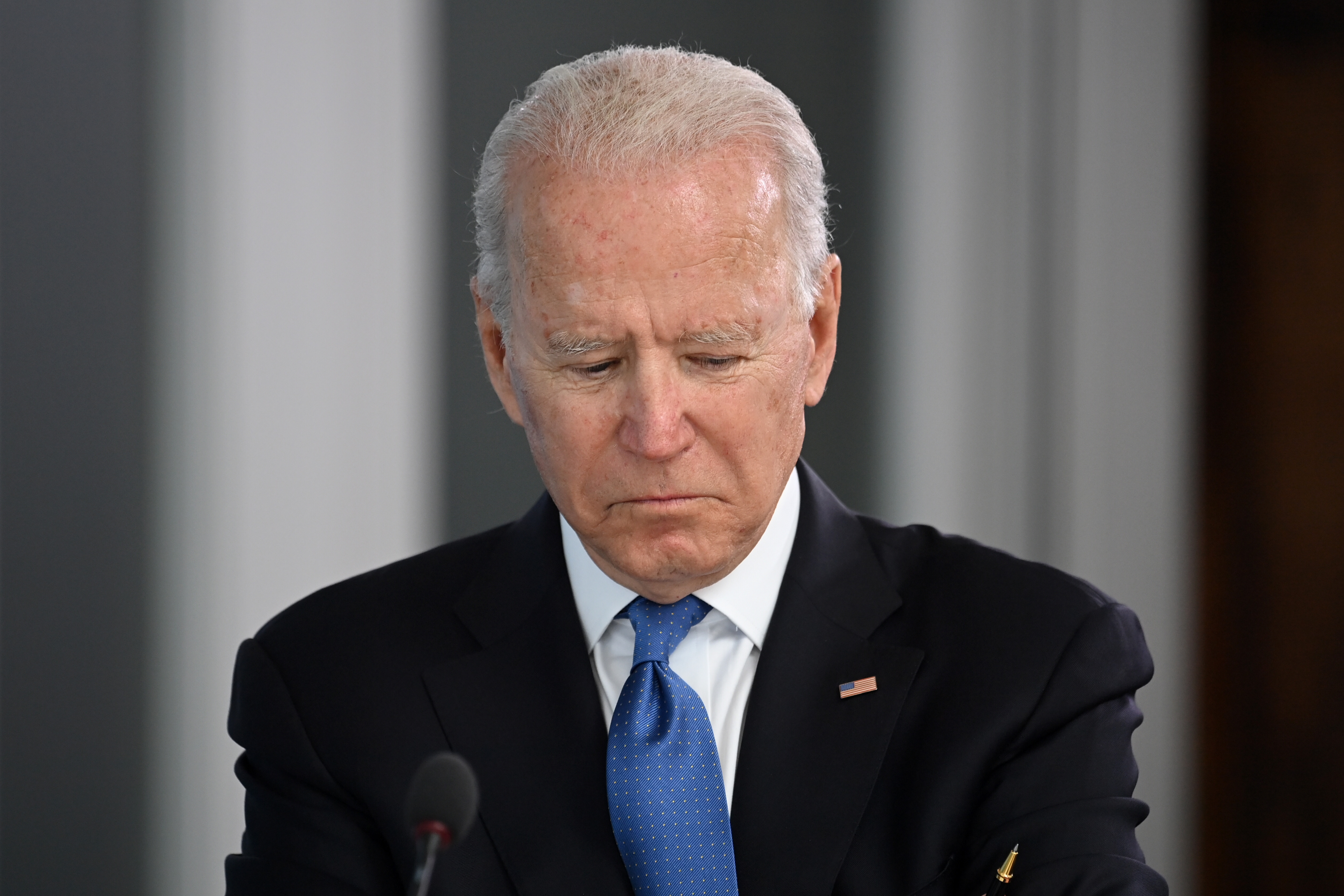 The Biden administration knows that the Title 42 expulsions are illegal and do not fight COVID-19, writes Concannon [Leon Neal - WPA Pool/Getty Images]