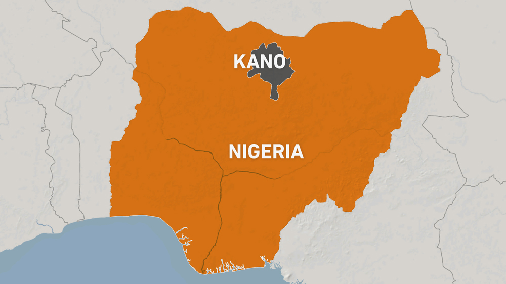 Map of Kano state, Nigeria