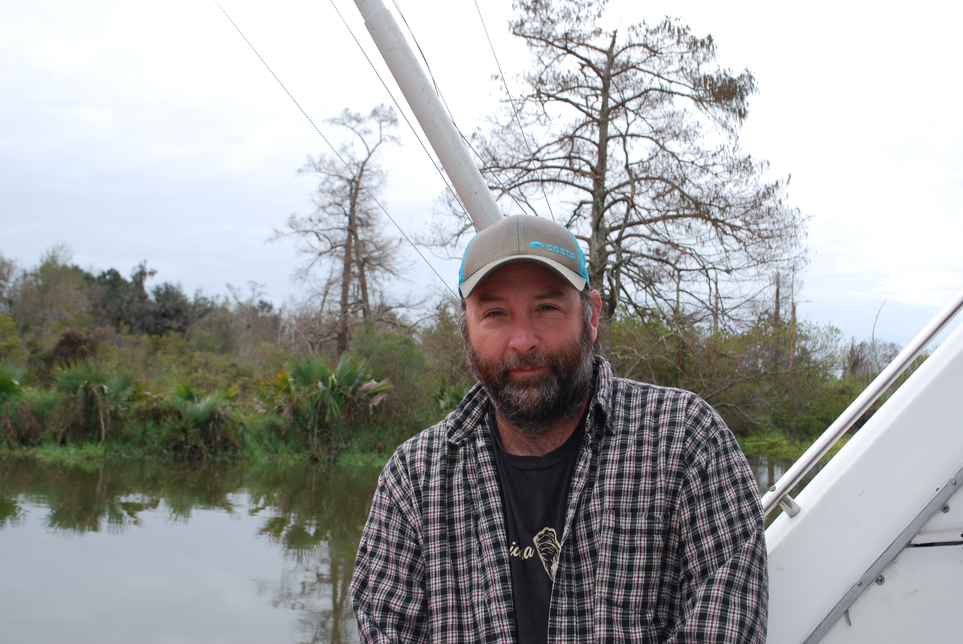 An image of Oyster farmer Scott Maurer.