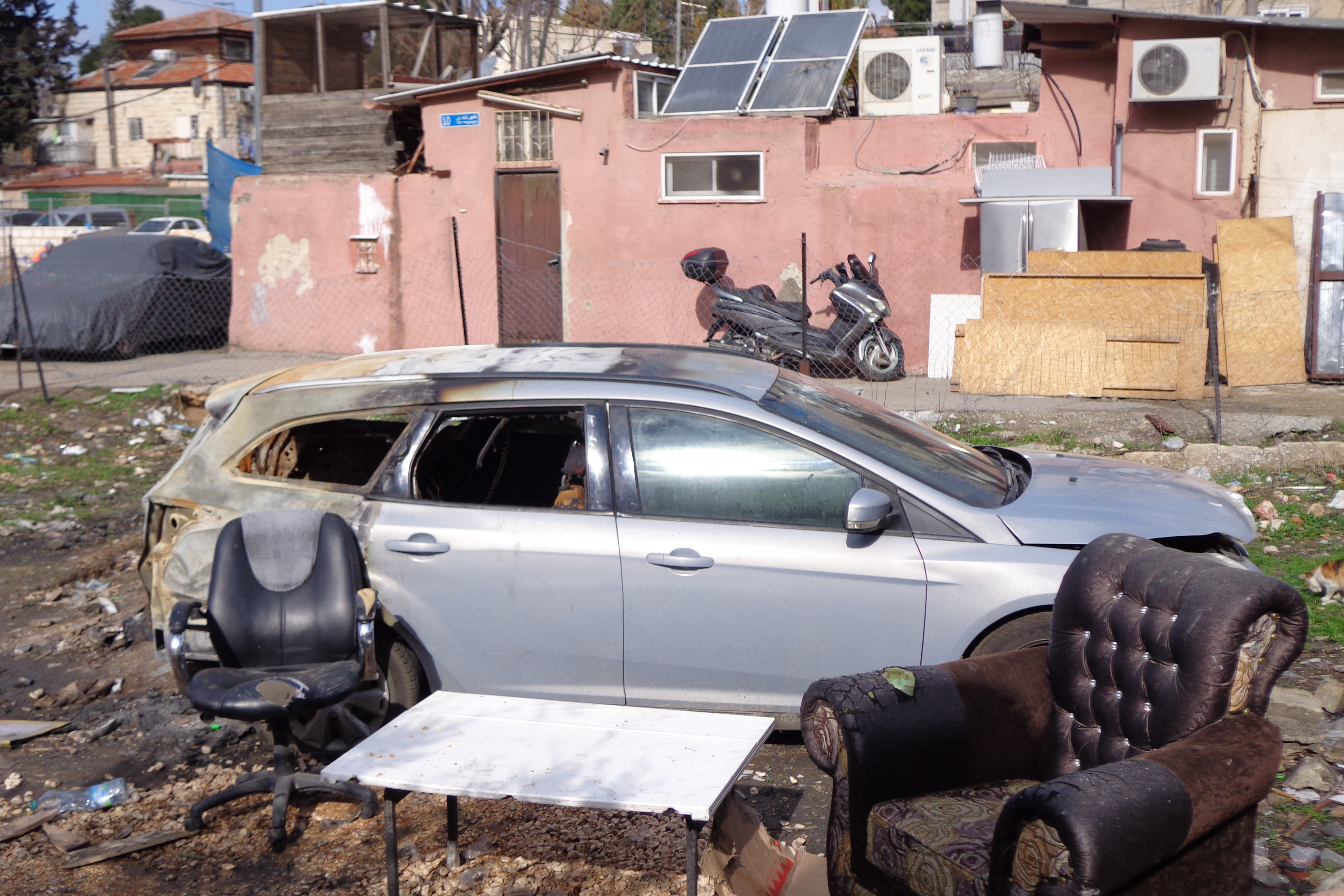 Settler cars Sheikh Jarrah