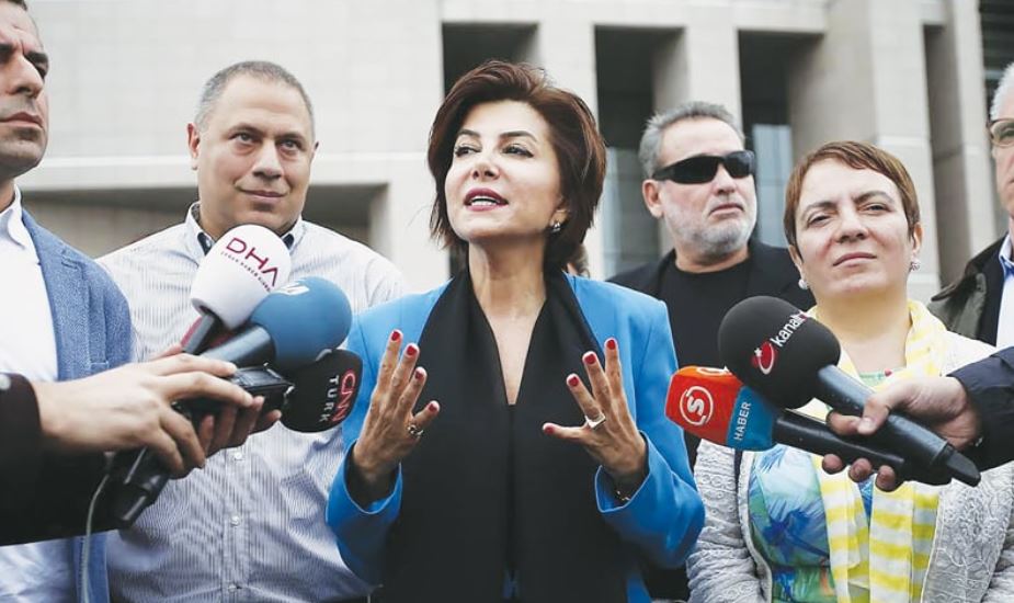 Sedef Kabas, Turkish journalist arrested, speaking