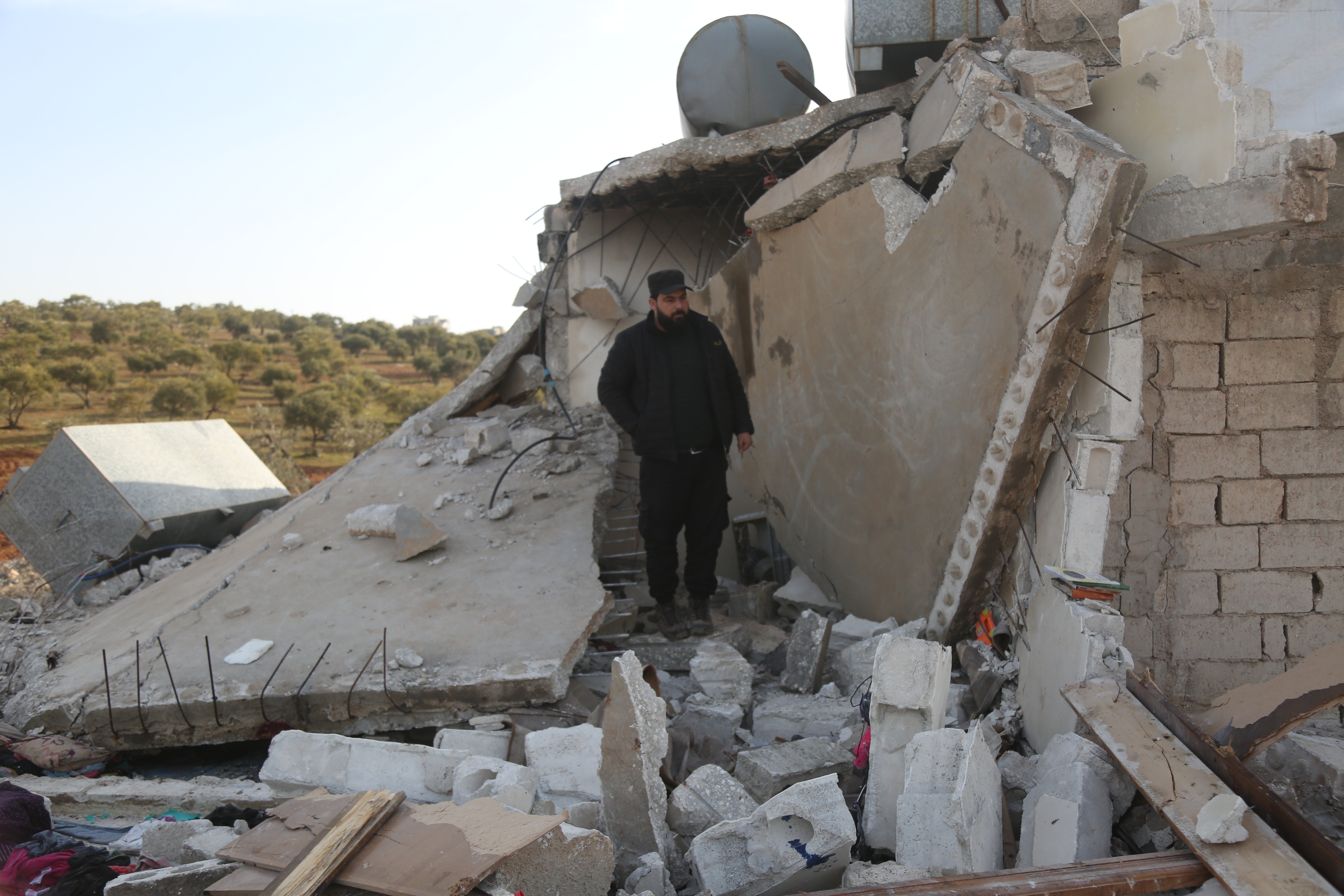 Coalition raid in Idlib, Syria [Ali Haj Suleiman/Al Jazeera]