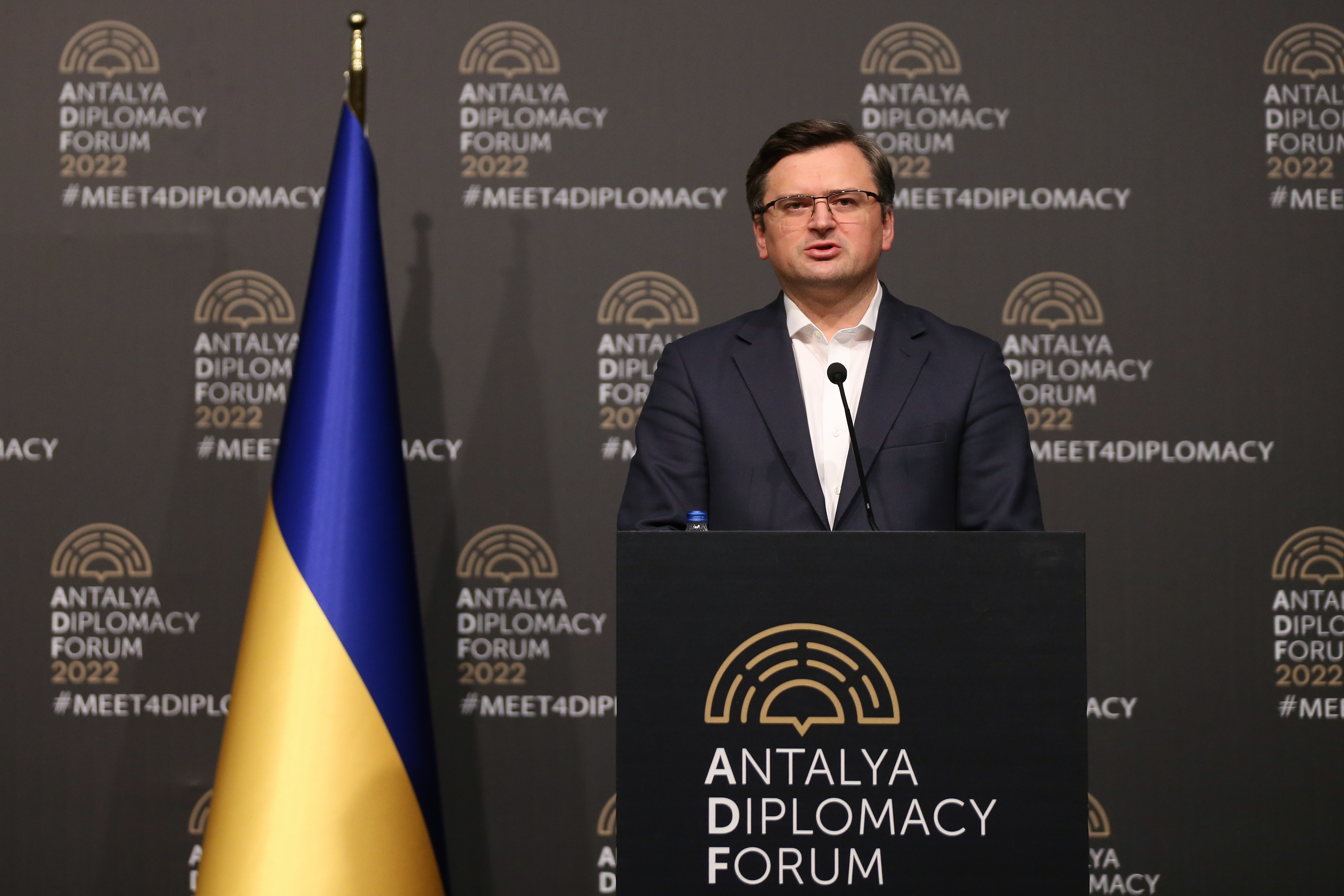 Ukrainian Foreign Minister Dmytro Kuleba
