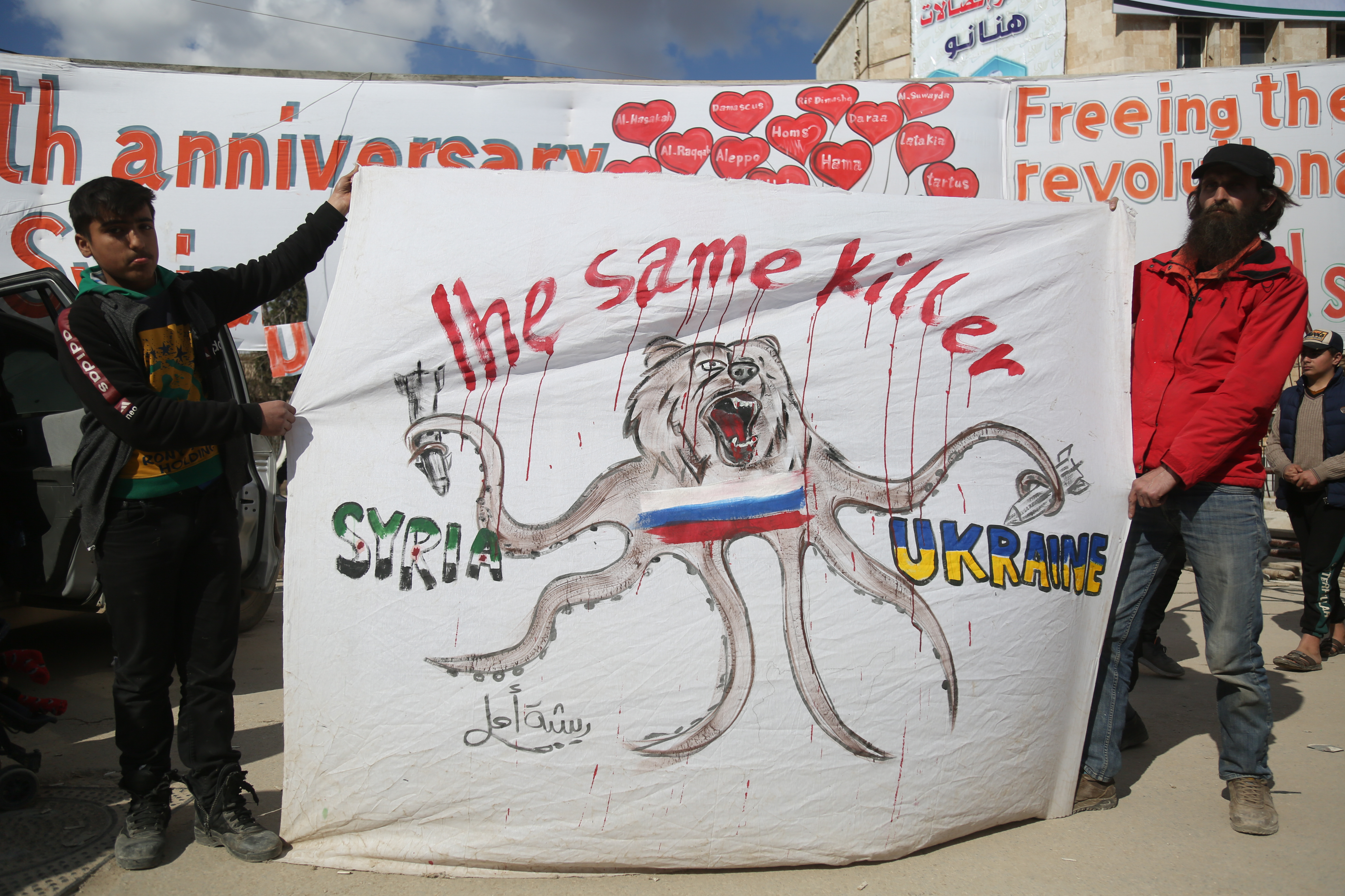 For Syrian survivors, Russia's tactics in Ukraine eerily similar