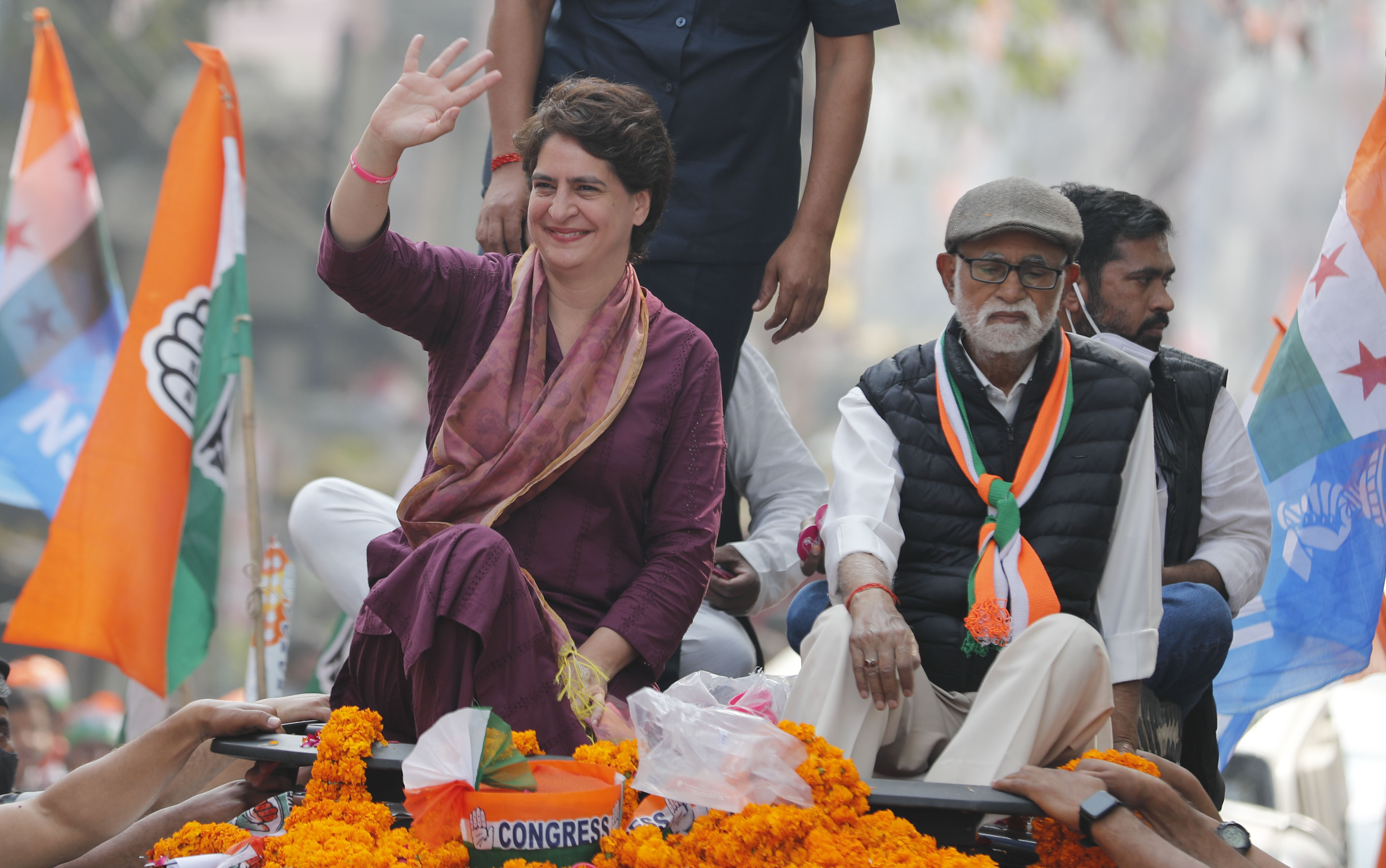 Congress Party leader Priyanka Gandhi