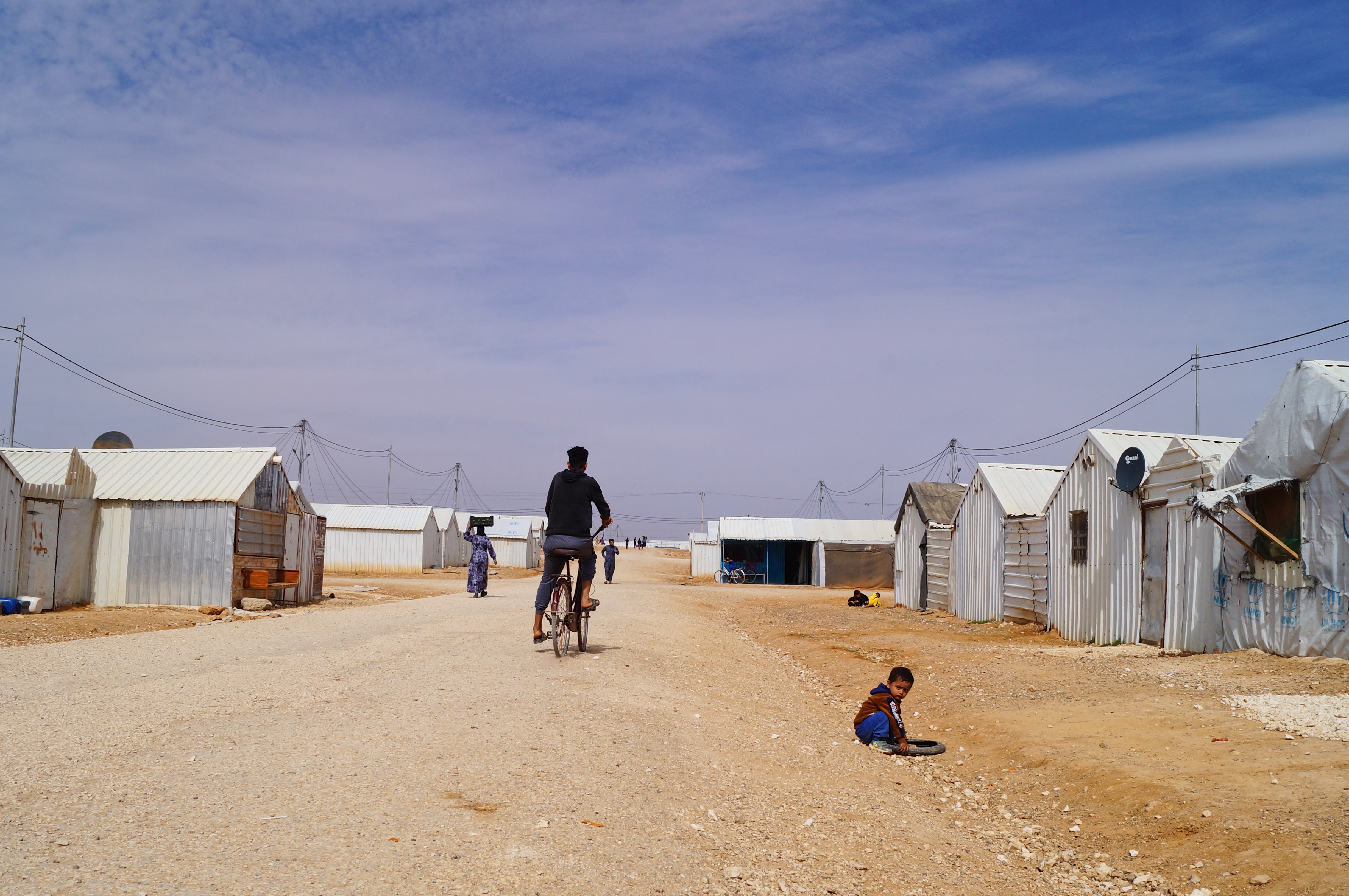 High security and its remote location have left Azraq commonly referred to as the 'least desirable' of Jordan’s two major camps for Syrian refugees
