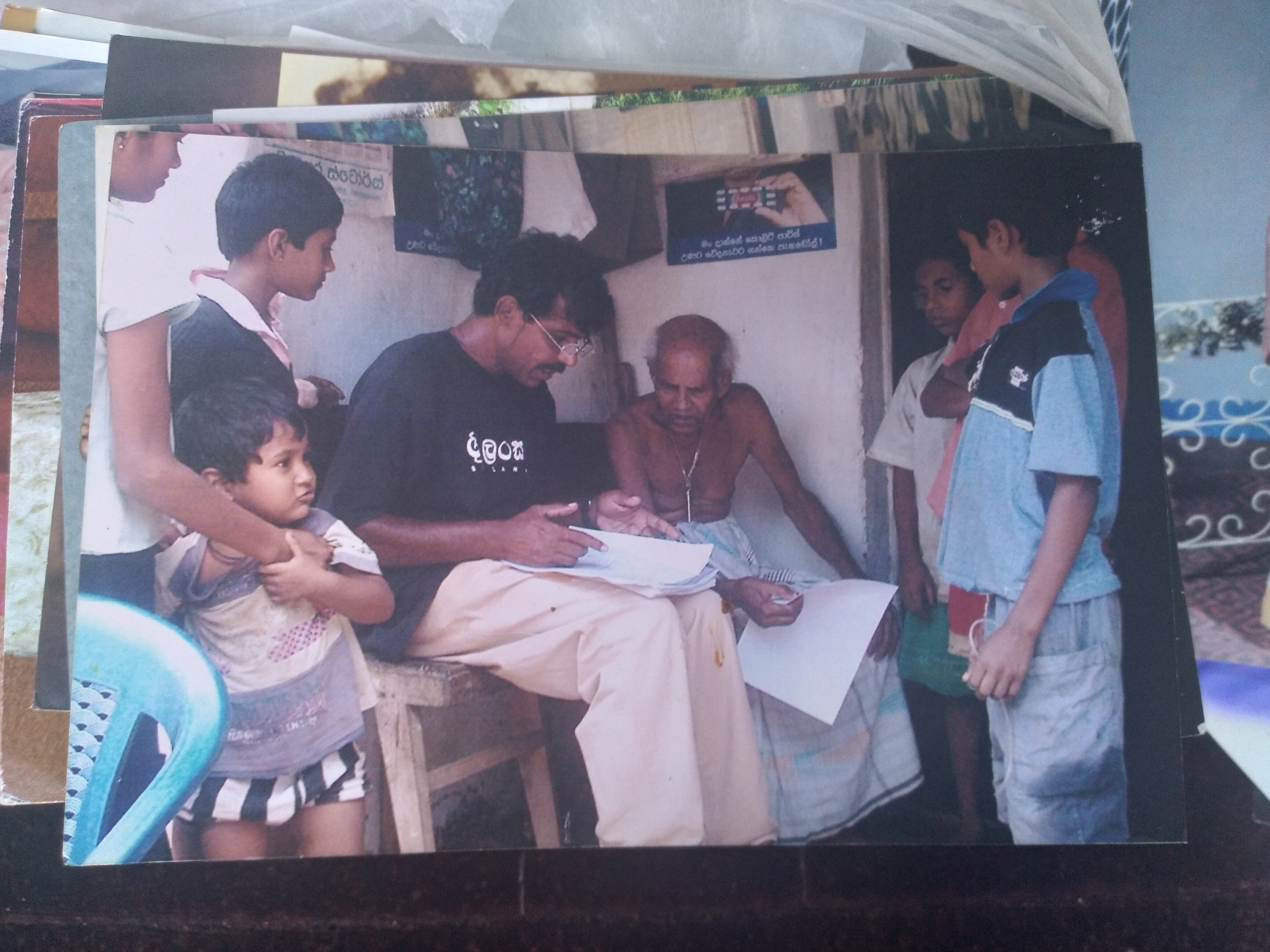 People sit in a room