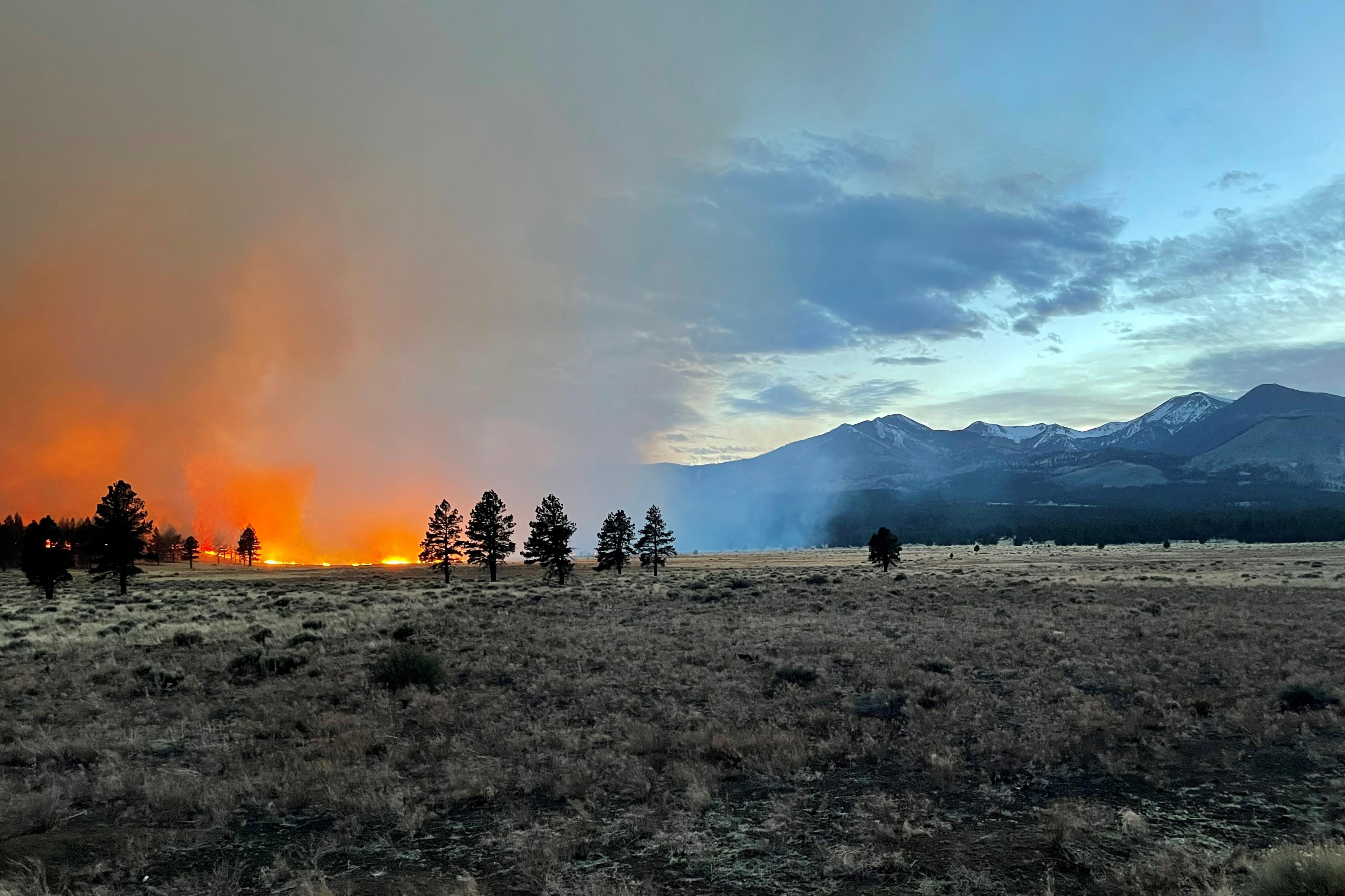 Photo of Tunnel Fire in Arizona