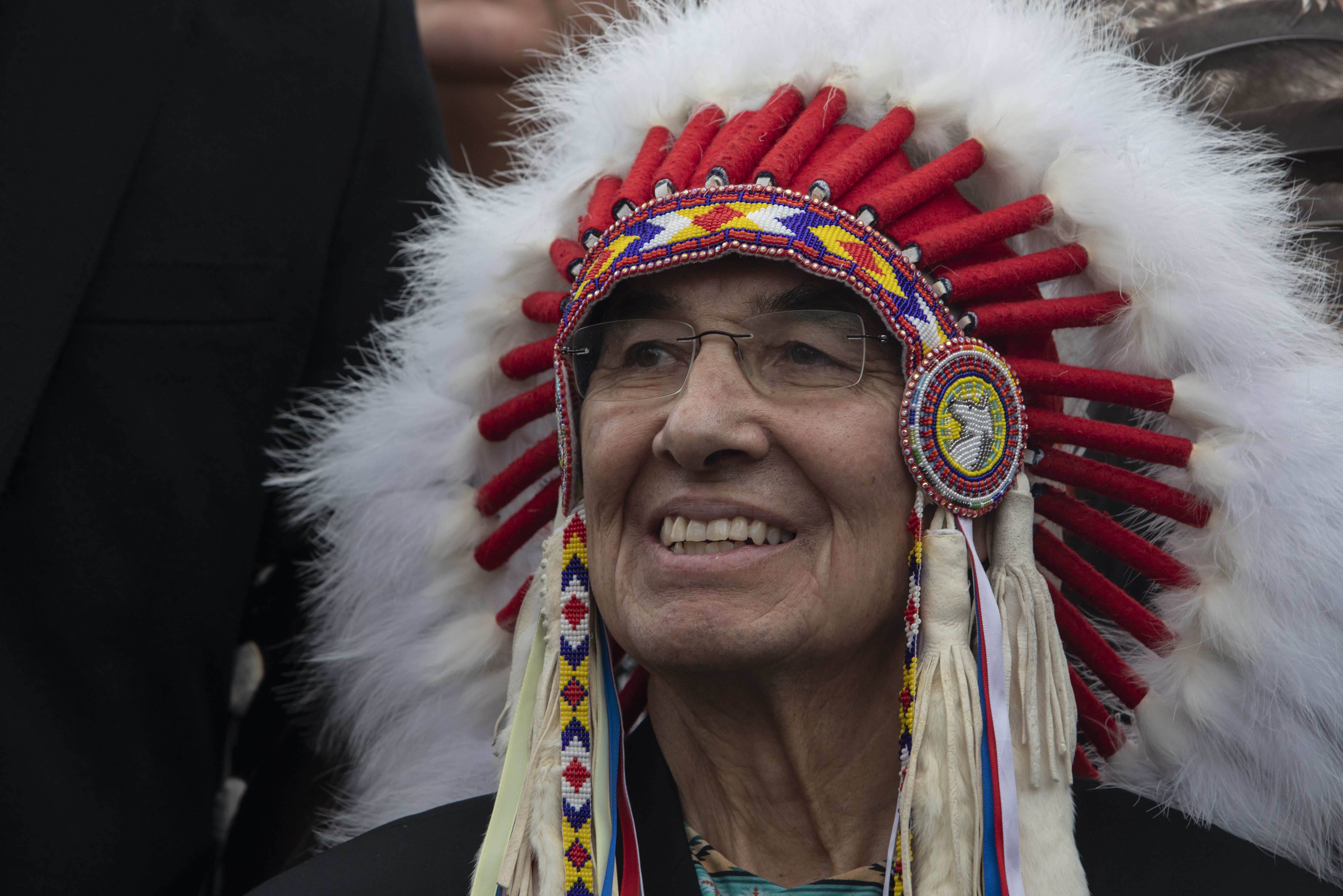 A photo of Chief Wilton Littlechild.