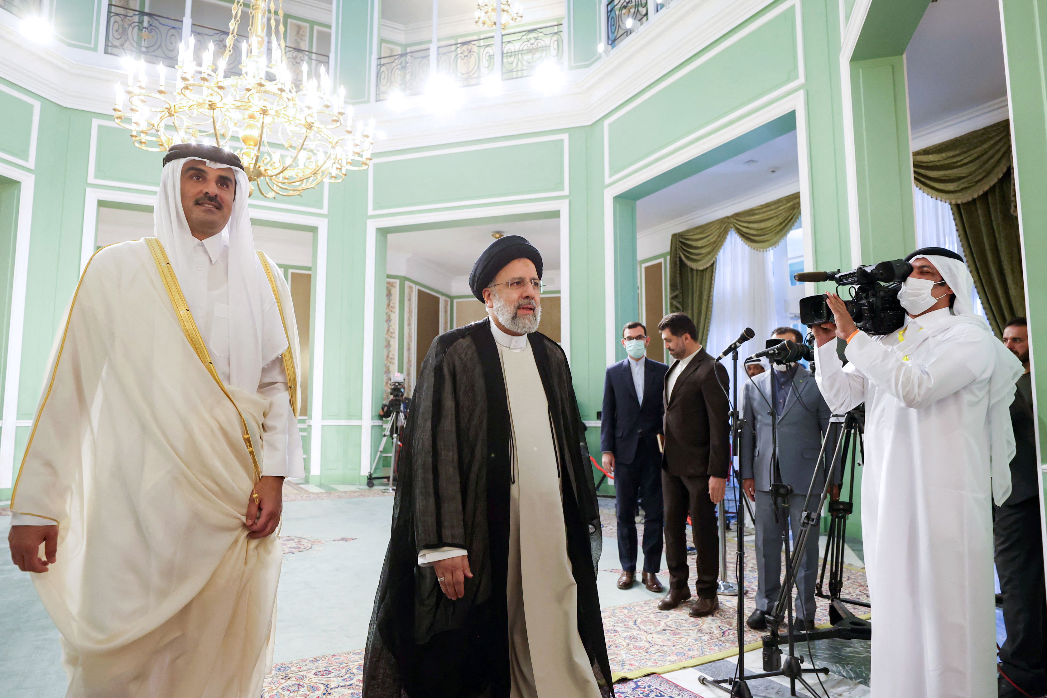 Qatar emir in Tehran