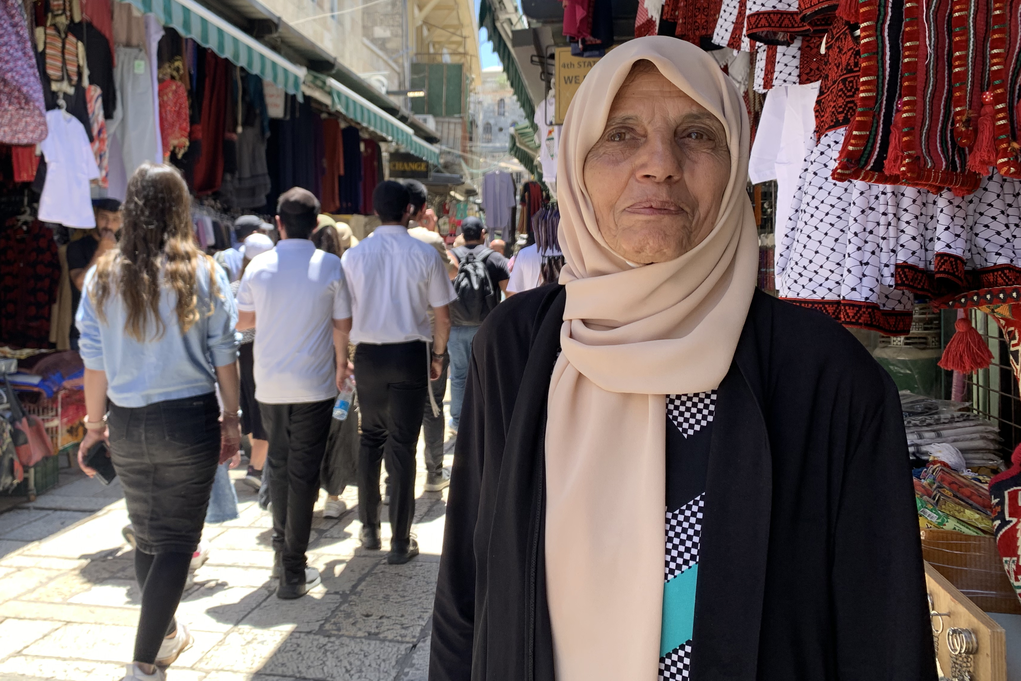 Laila Mohamed, a 55 year-old Palestinian Muslim from Jerusalem said Abu Akleh attended Abu Akleh's funeral prayers.