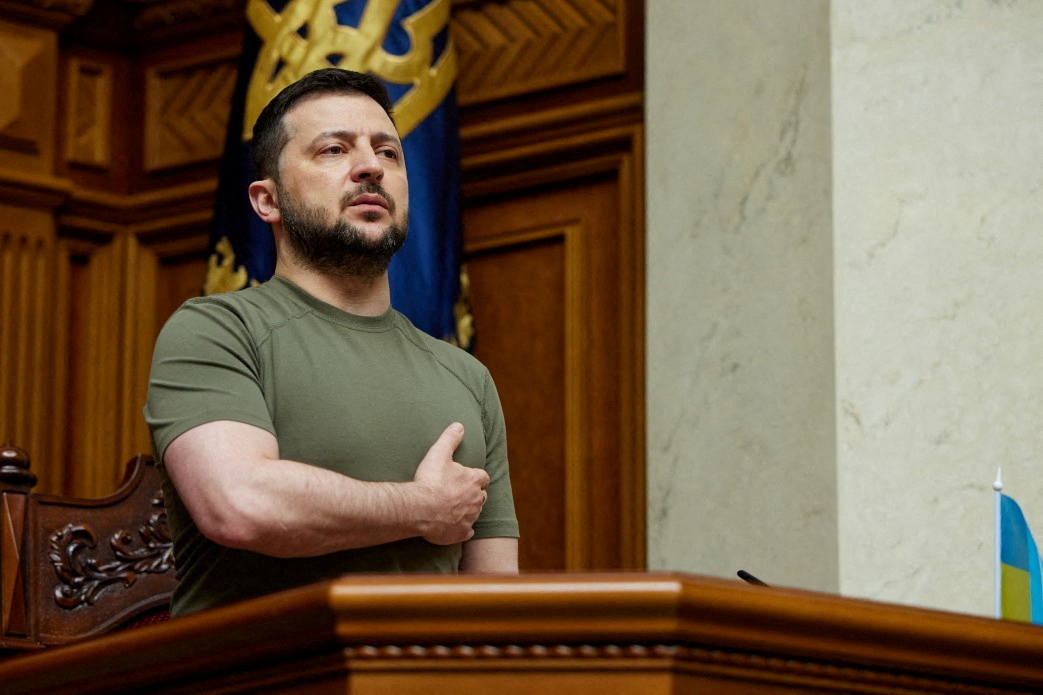 Ukraine President Volodymyr Zelenskyy