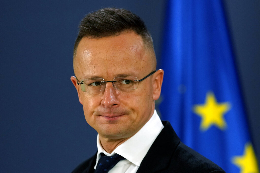 Hungarian Foreign Minister Peter Szijjarto
