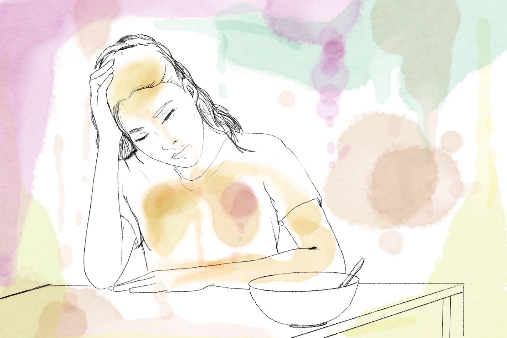 illustration of a woman