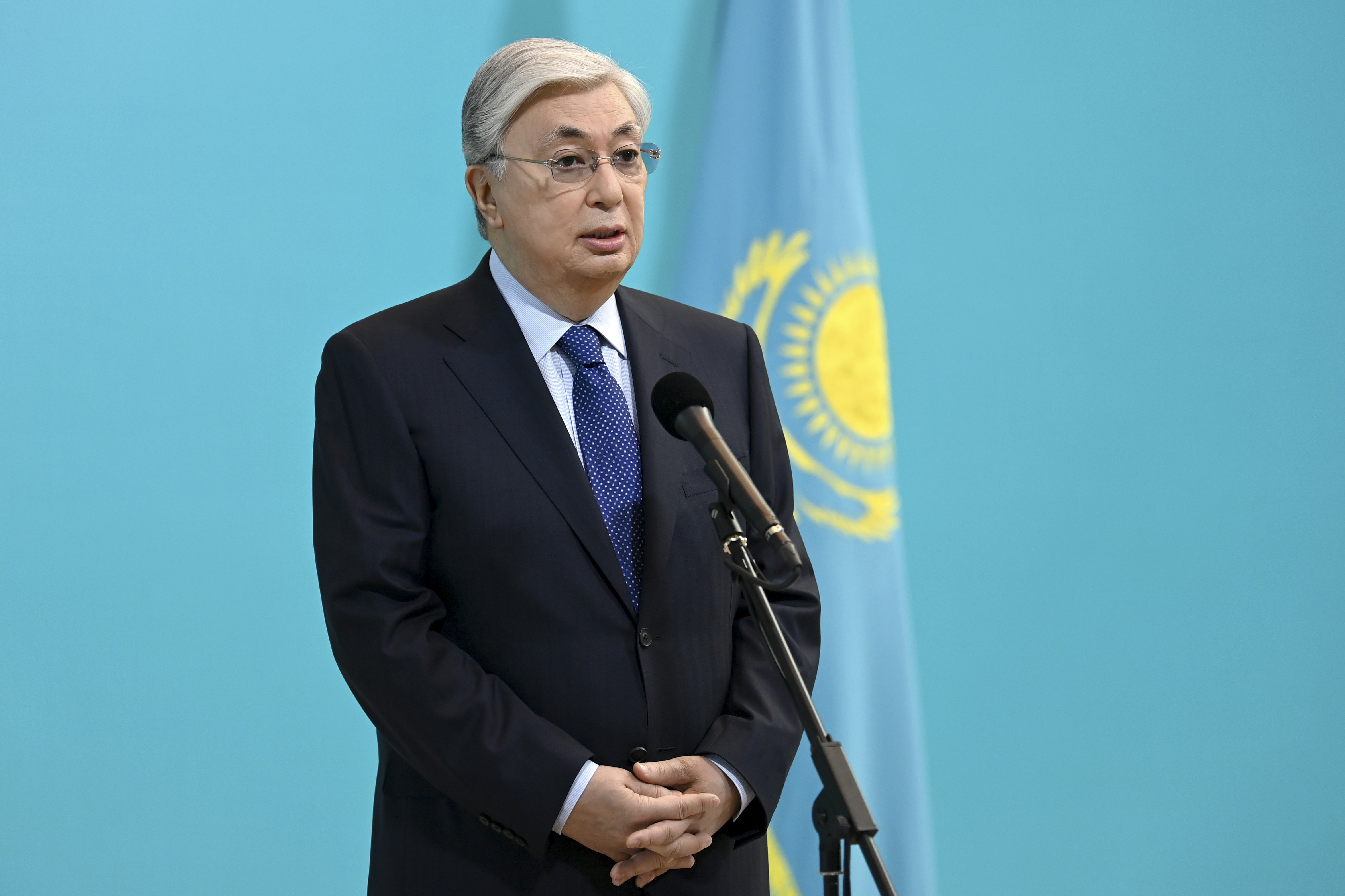 Kazakhstan President Kassym-Jomart Tokayev