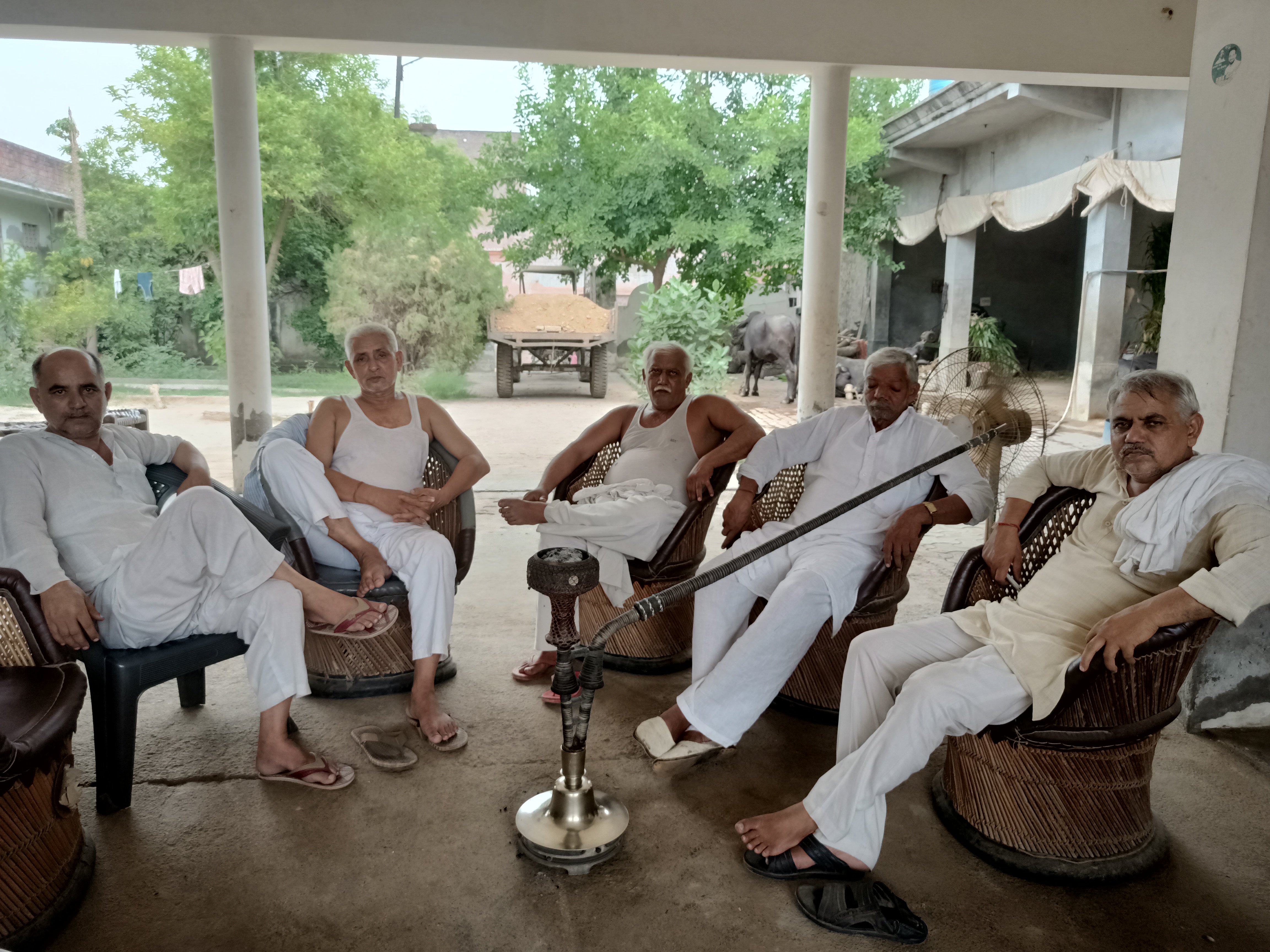 Gangnauli villagers, India.