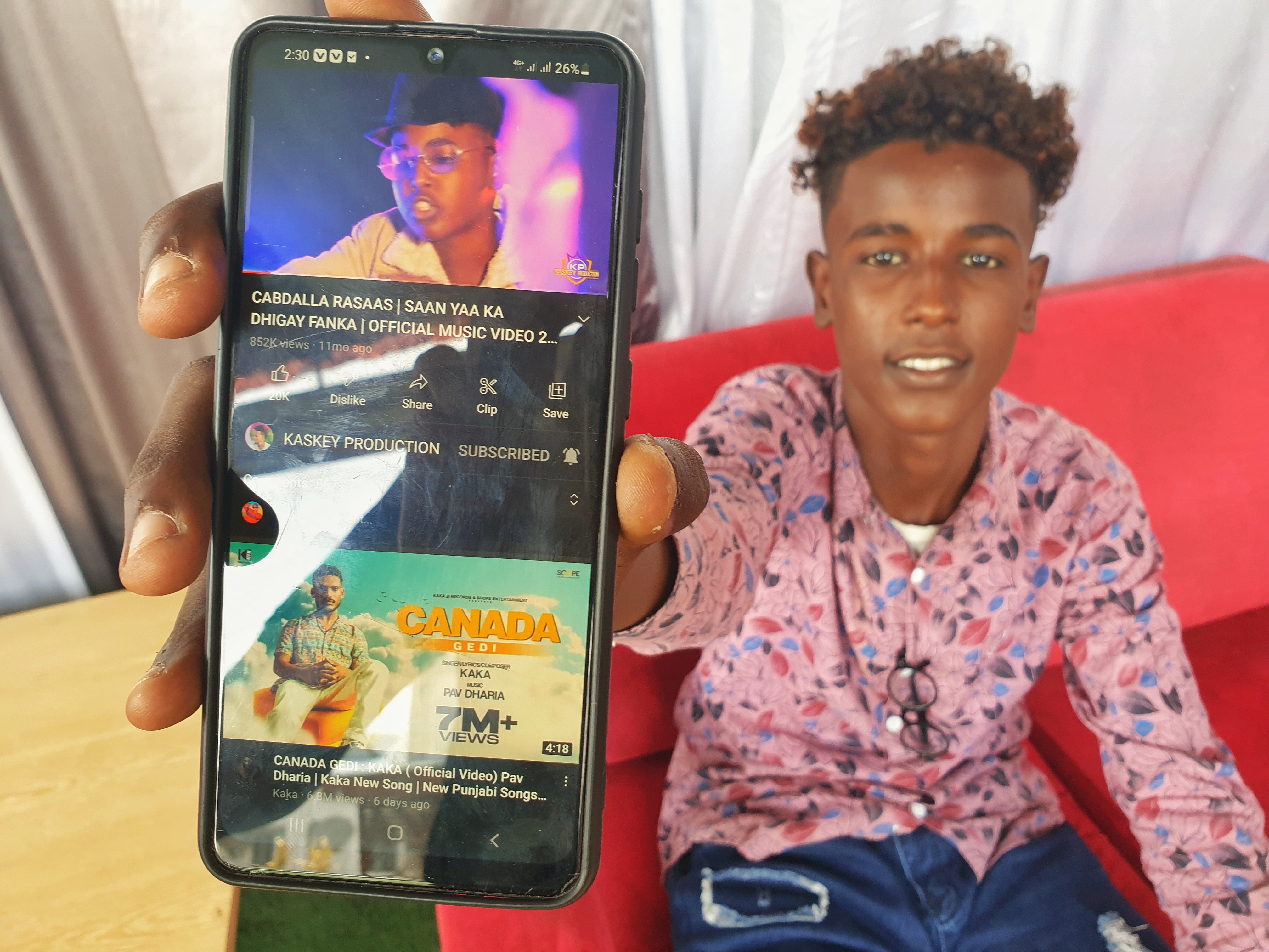 Rasaas Somalia rapper