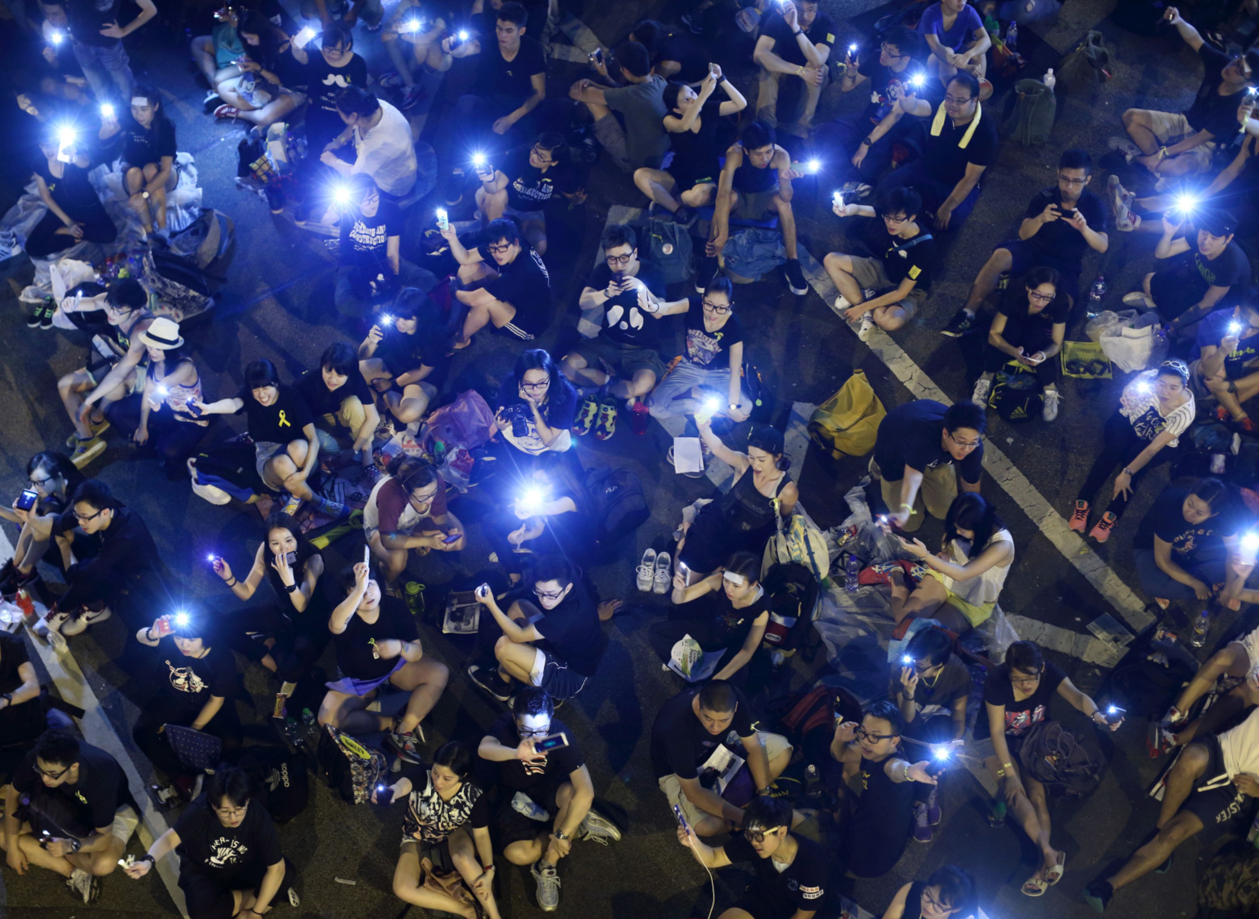 Hong Kong protestors